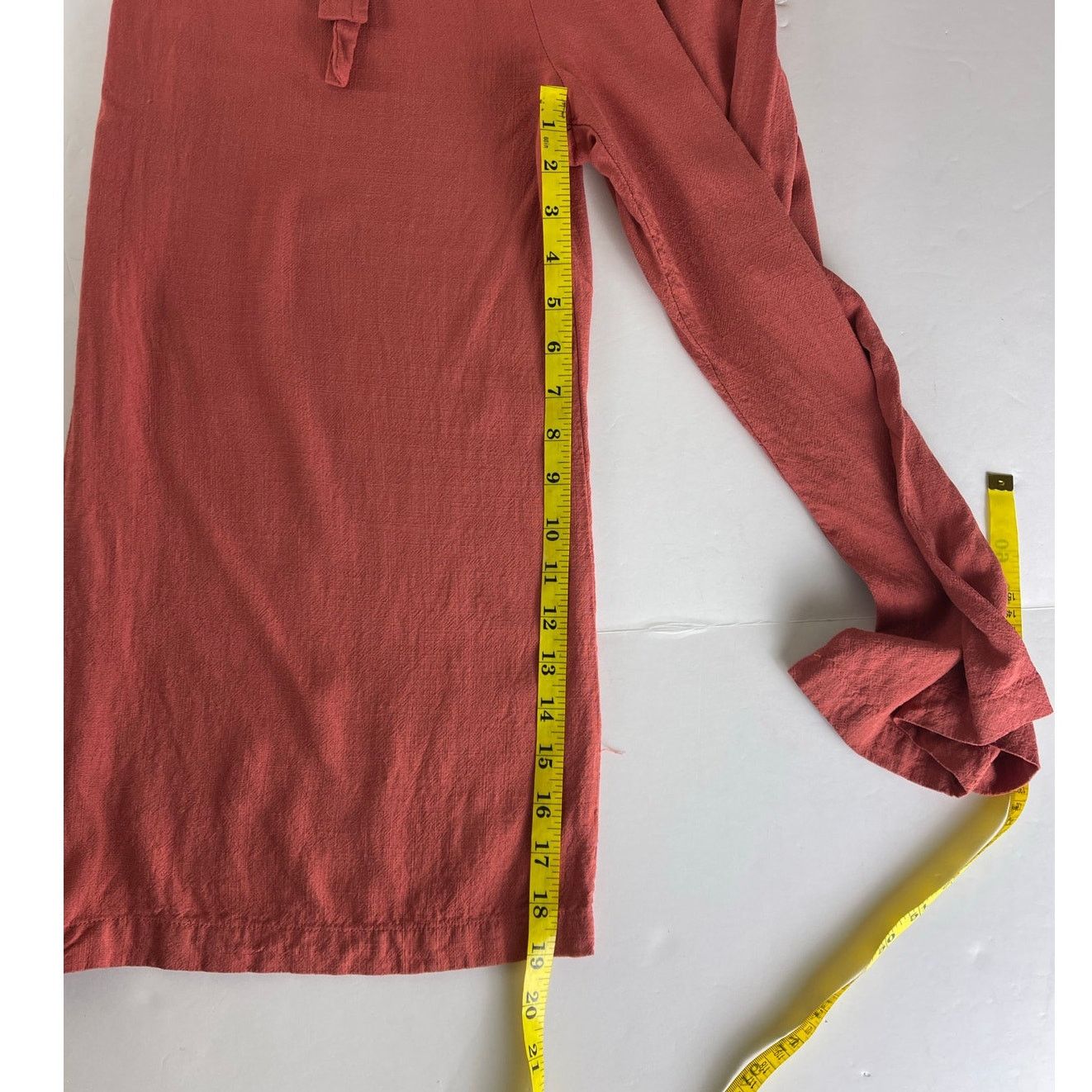 Other Becool Brown Wide Leg Jumpsuit - V-Neck Tie Waist - Size L Size 22" - 4 Thumbnail