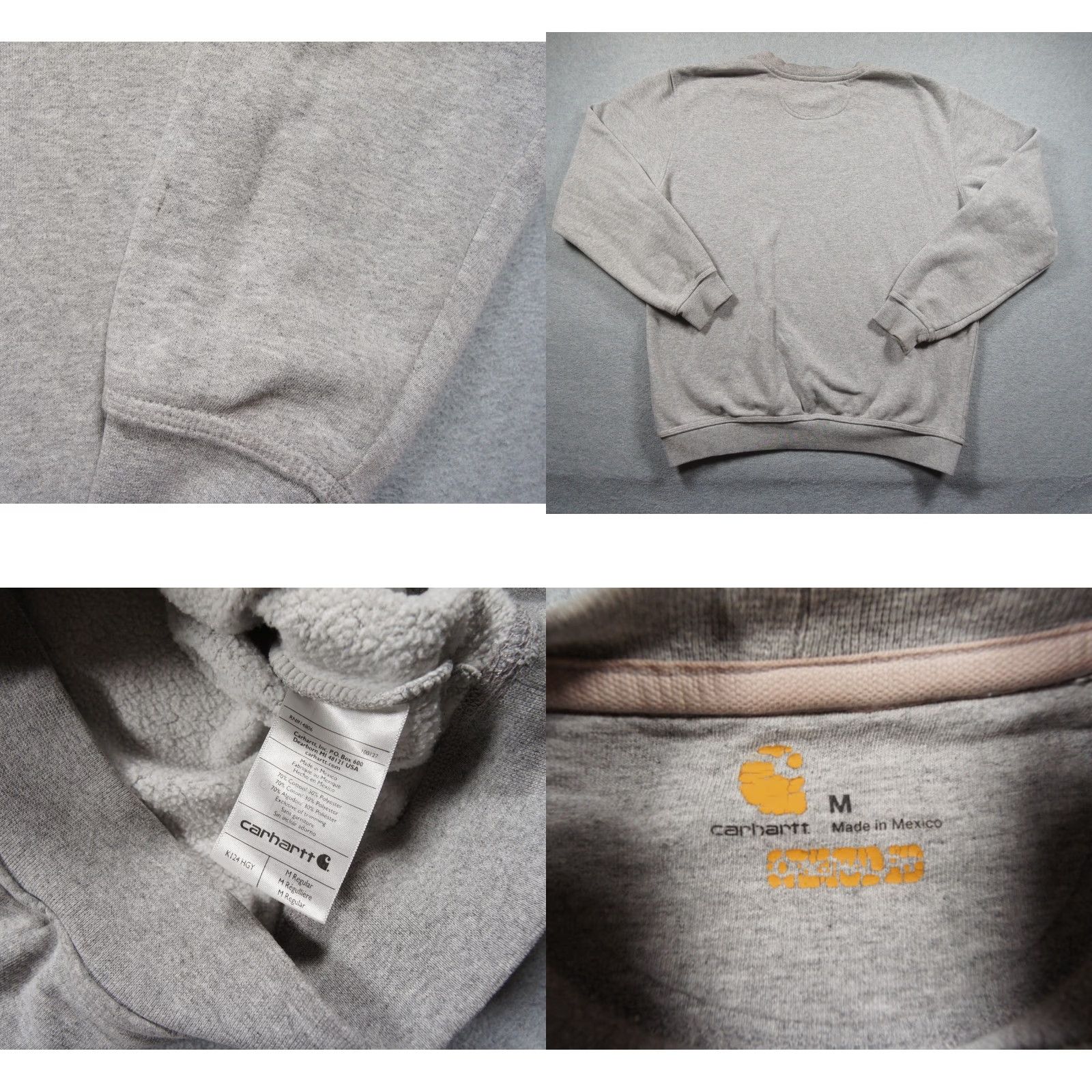Carhartt Carhartt Sweatshirt Mens Medium Gray Crewneck Workwear Pullover Loose Fit Size US M / EU 48-50 / 2 - 8 Thumbnail