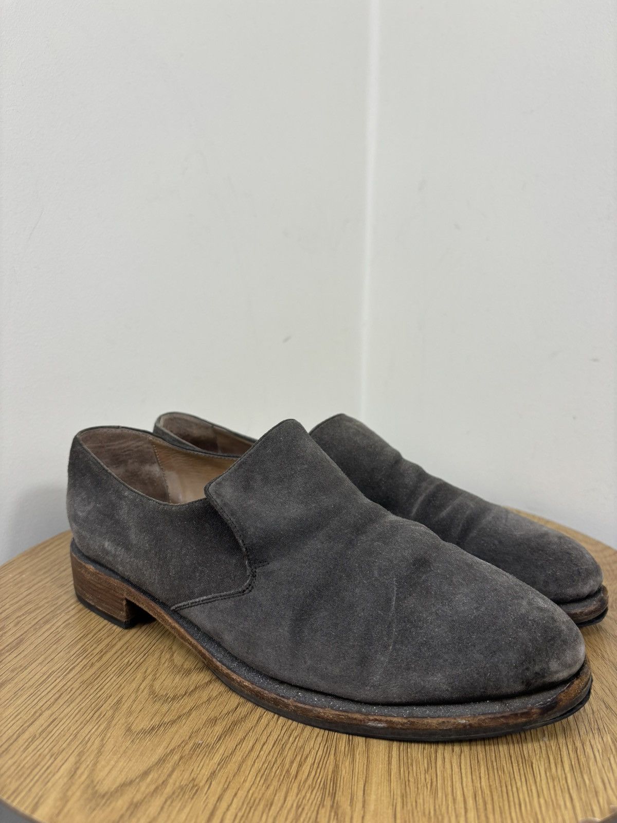 Brunello Cucinelli Brunello Cucinelli Italian Luxury Gray Suede Loafers Shoes Size US 10 / IT 40 - 5 Thumbnail