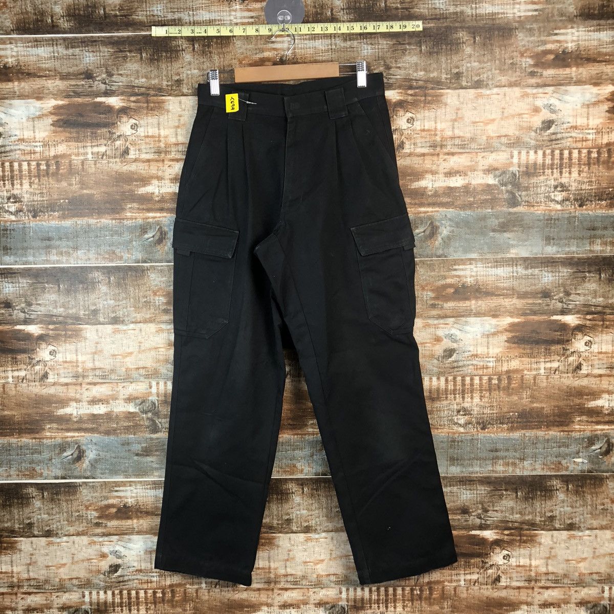 Japanese Brand DL Japanese Brand Black Cargo Multipocket Pants #C694 Size US 28 / EU 44 - 1 Thumbnail
