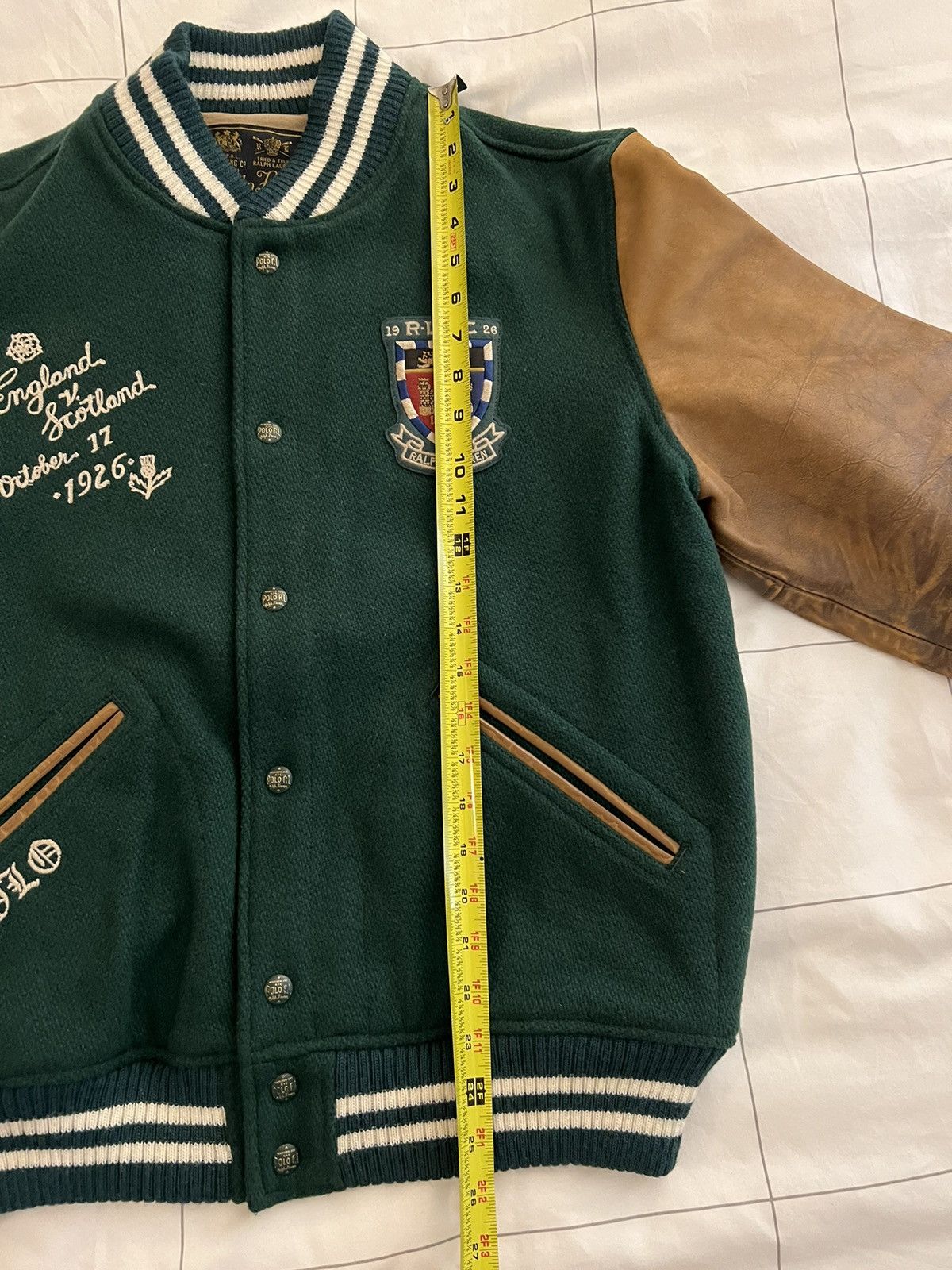Polo Ralph Lauren Polo Ralph Lauren Lined Varsity Inspired Jacket size Large Size US L / EU 52-54 / 3 - 6 Thumbnail