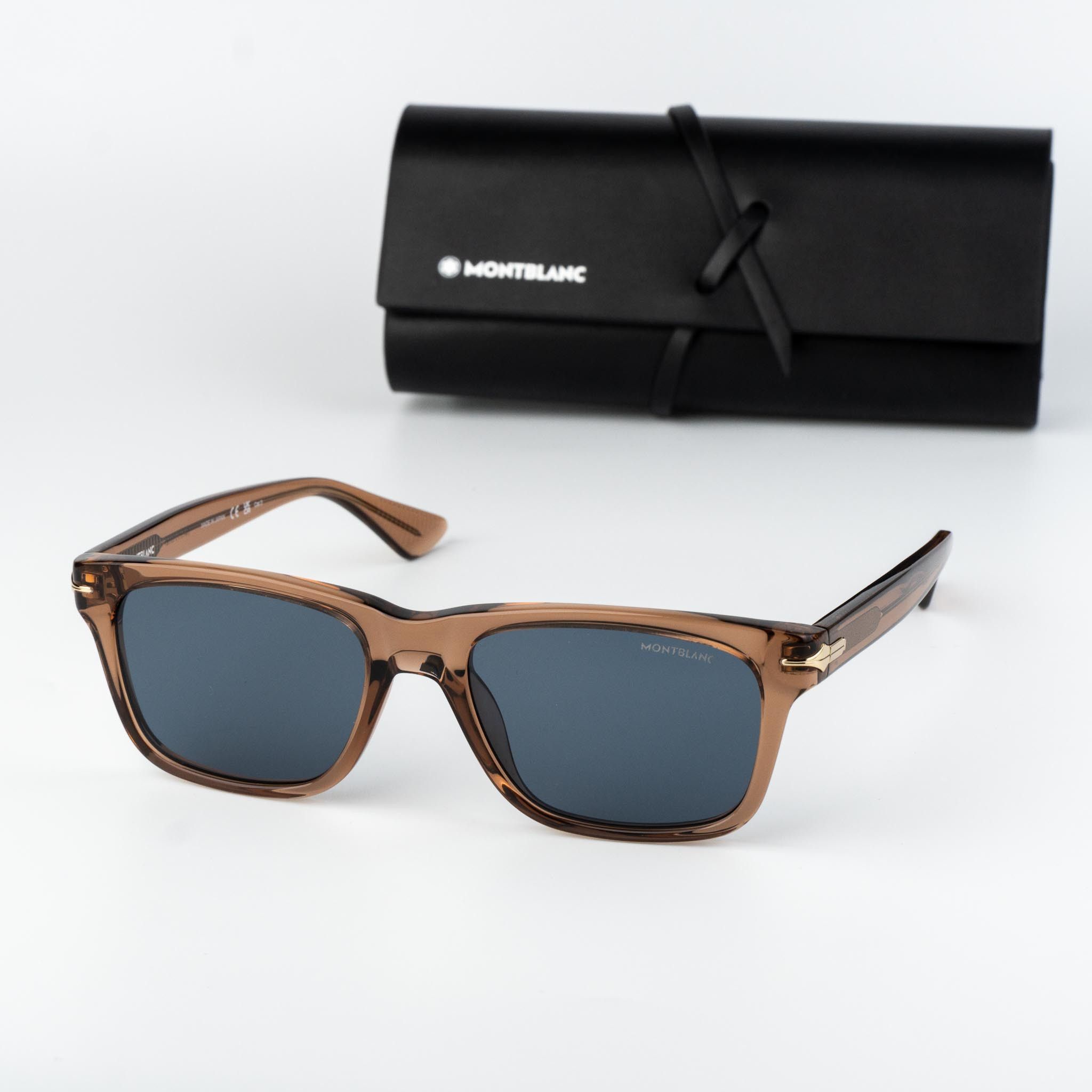 Montblanc Montblanc Men Sunglasses Square MB0263S 005 NEW AUTHENTIC Size ONE SIZE - 1 Thumbnail