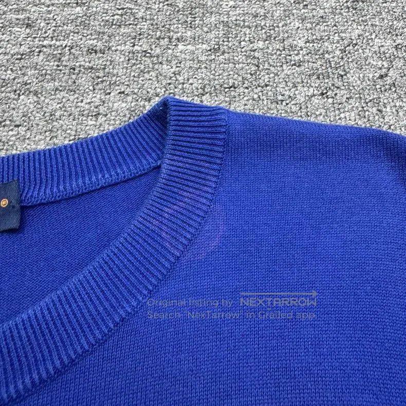Louis Vuitton Louis Vuitton LV Slogan Intarsia Knit Tee. Size US XL / EU 56 / 4 - 3 Thumbnail