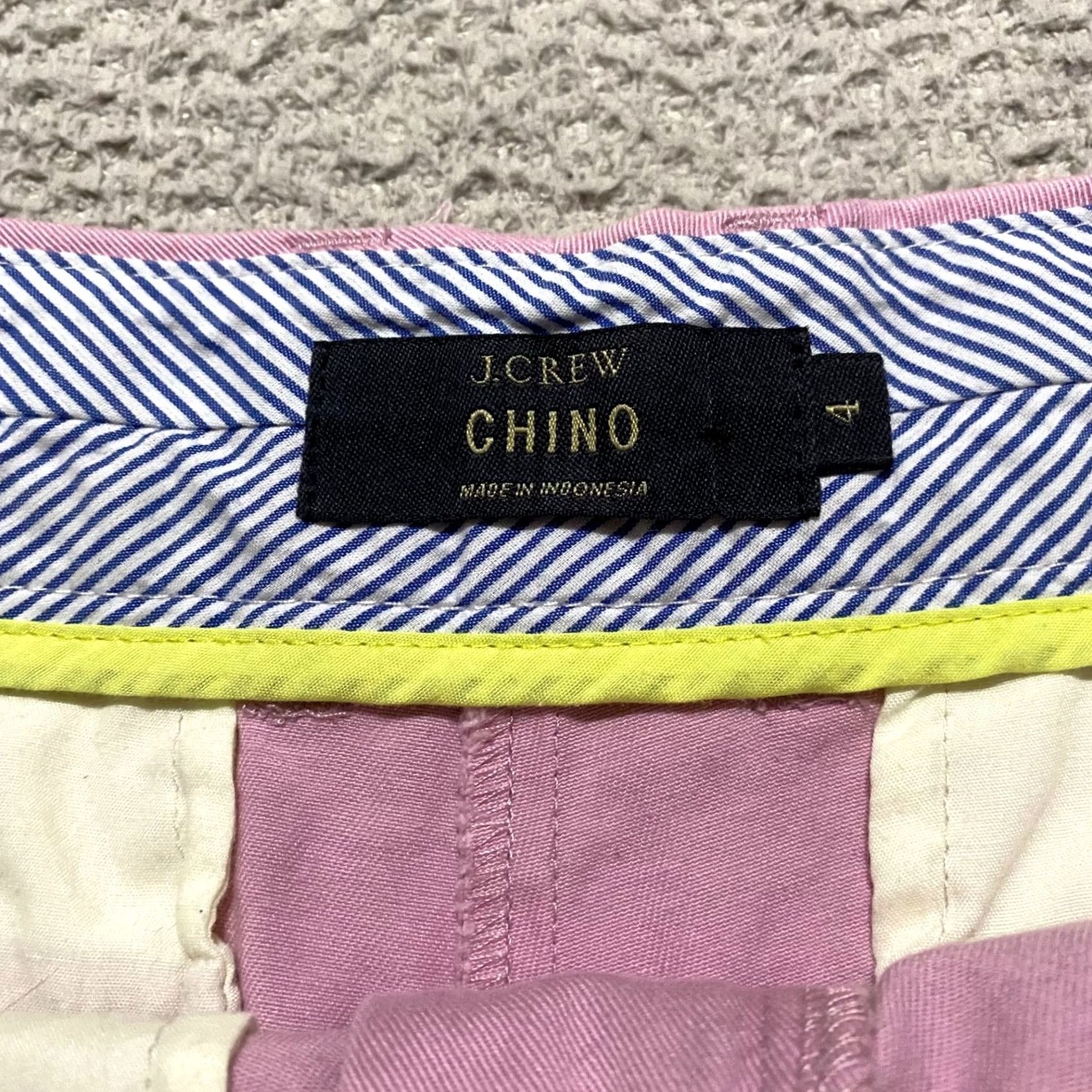 J.Crew J.CREW Shorts Pink 100% Cotton Mid Rise 4" Inseam Pockets Lightweight Casual Womens" Size 27" / US 4 / IT 40 - 4 Thumbnail