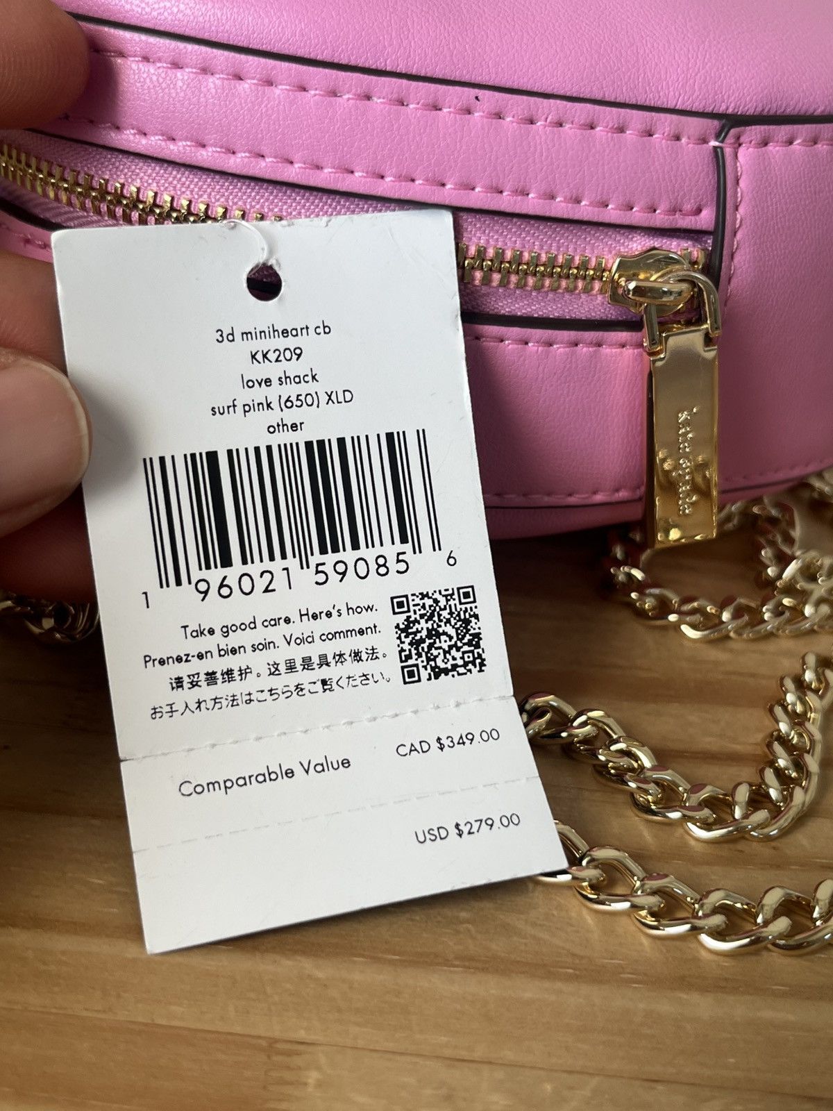 Kate Spade Kate Spade Love Shack 3D Mini Heart Crossbody Size ONE SIZE - 8 Thumbnail