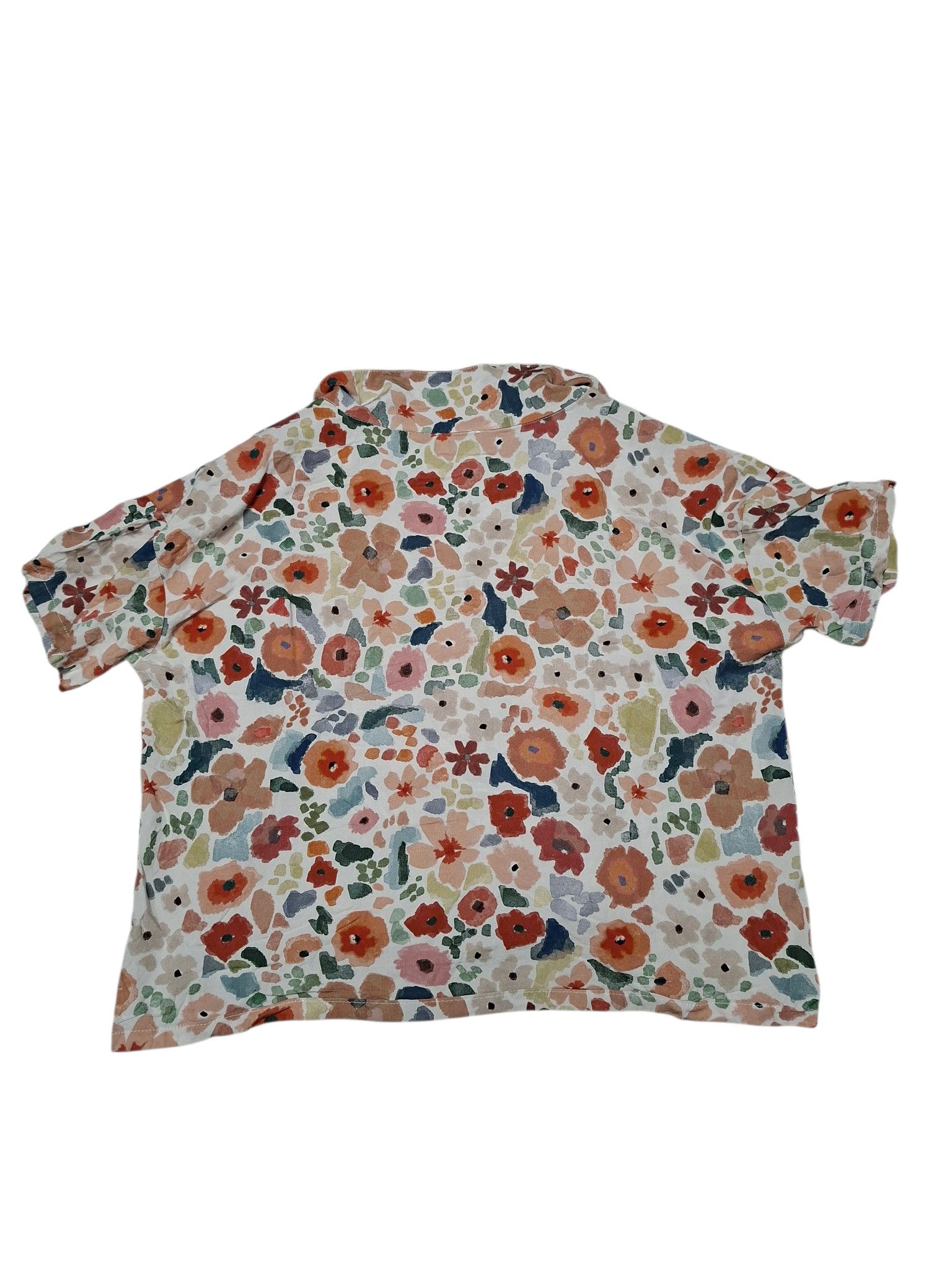 Other MUS BOMBON MADE IN SPAIN FLOWERS VISCOSE LADY`S SHIRT Size L / US 10 / IT 46 - 4 Thumbnail