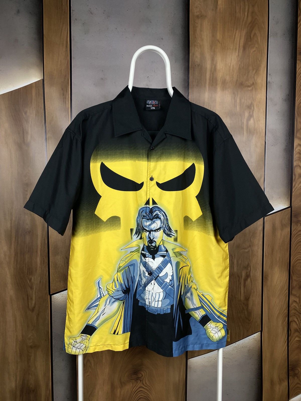 DC Comics 💀Vintage Shirt Short Sleeve Dognose The Punisher Overprint💀 Size US XL / EU 56 / 4 - 1 Thumbnail