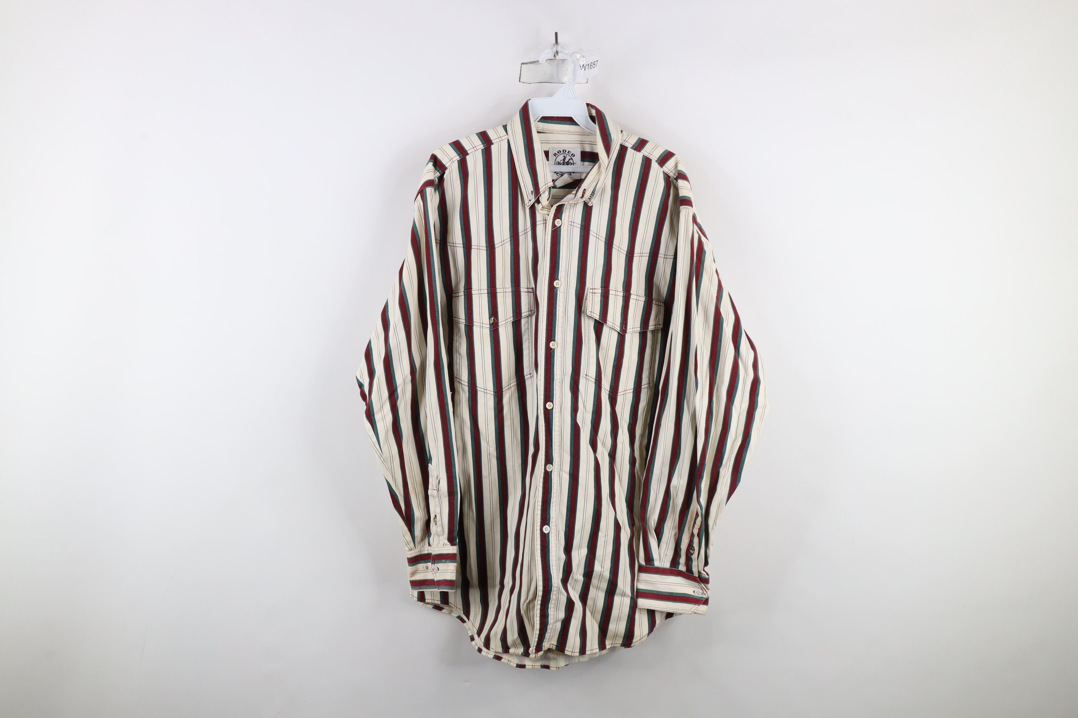 Vintage Vintage 90s Streetwear Western Cowboy Button Down Shirt Size US XL / EU 56 / 4 - 1 Thumbnail