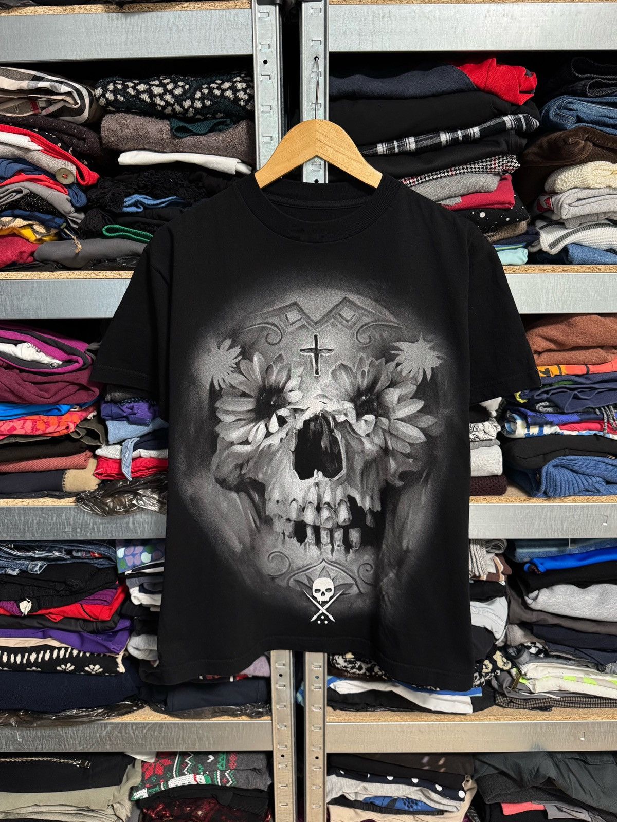 Vintage Skull Sullen Collective Graphic Print T Shirt Mens Size M Size US M / EU 48-50 / 2 - 1 Thumbnail