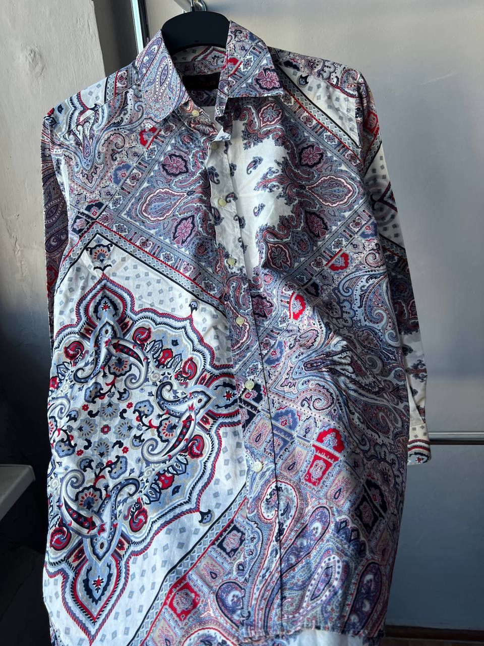 Etro ETRO MILANO MENS BAROQUE ART PRINTED LUXURY BUTTON SHIRT L Size US L / EU 52-54 / 3 - 6 Thumbnail