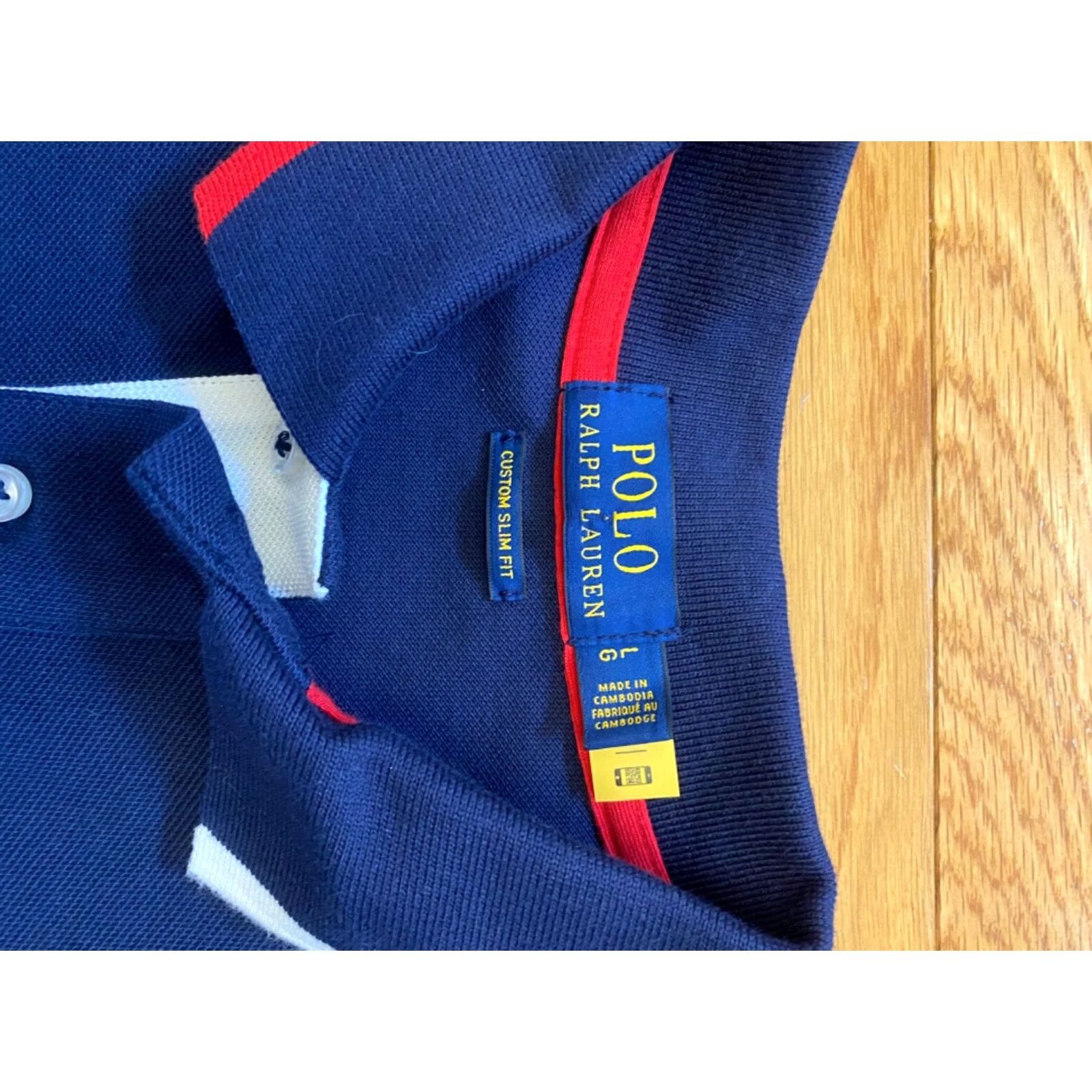 Polo Ralph Lauren VINTAGE Ralph Lauren Polo Shirt Mens L navy Custom Slim Fit USA Rugby Pony 2022 Size US L / EU 52-54 / 3 - 4 Thumbnail