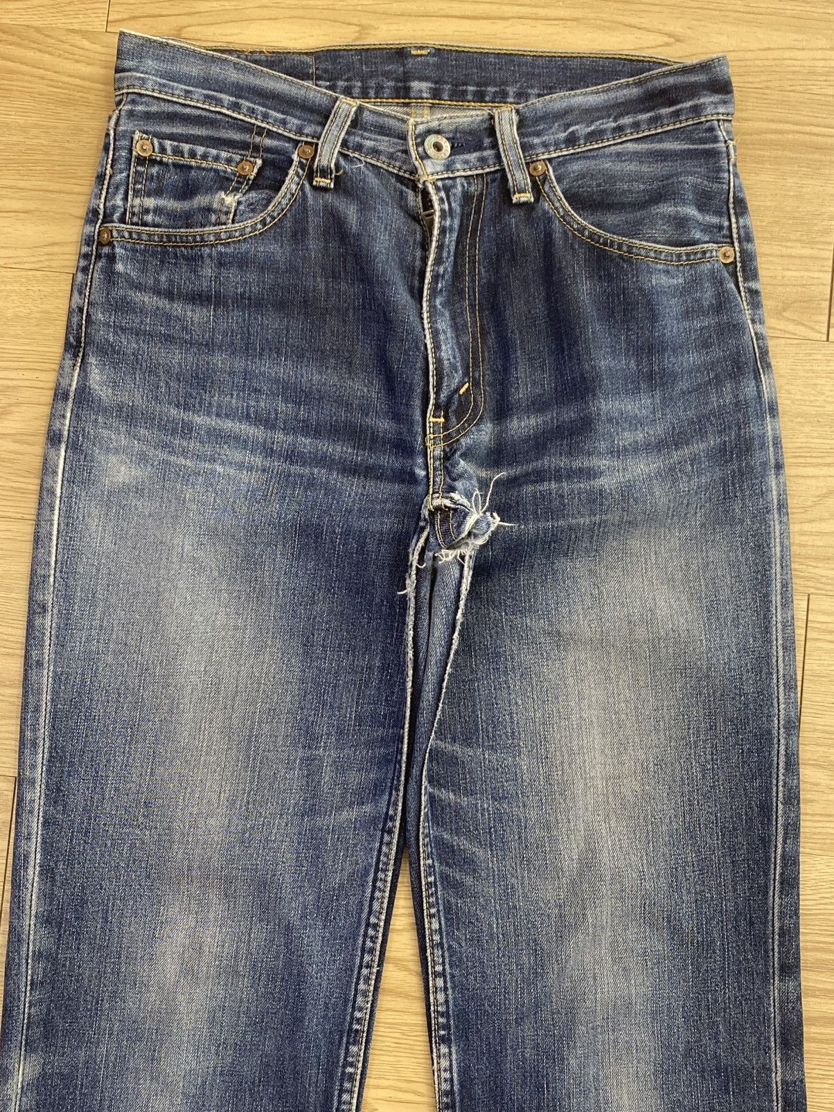 Levi's Levi’s Blue Wash Style Hairy Leg Jeans Size US 29 - 2 Thumbnail