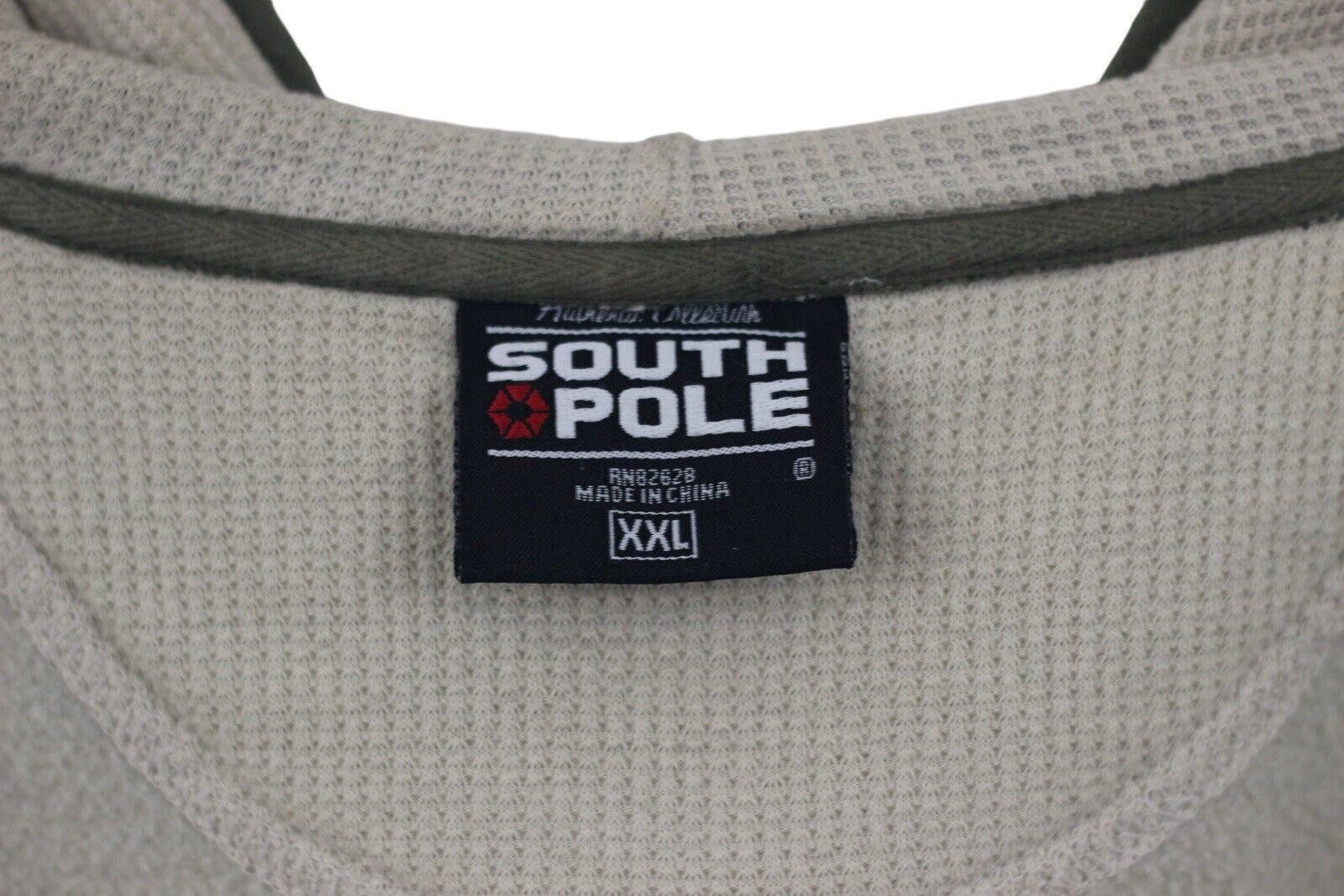 Southpole South Pole Full Zip Hoodie Y2K Green Hexagon Sz 2XL Size US 40 / EU 56 - 6 Thumbnail
