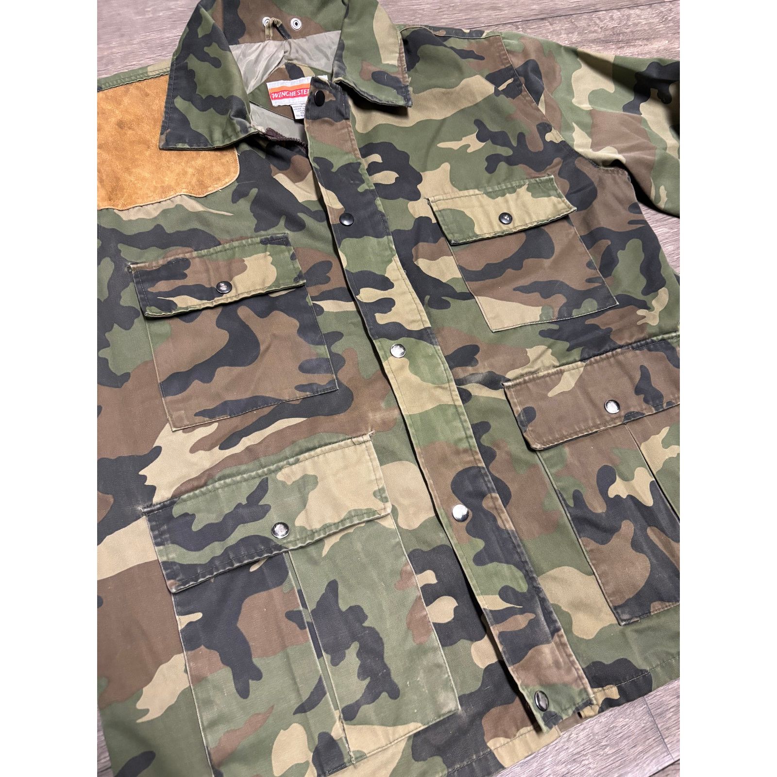 Vintage × Winchester Vintage Winchester Camo Hunting Parka Jacket Sz M Size US M / EU 48-50 / 2 - 2 Thumbnail