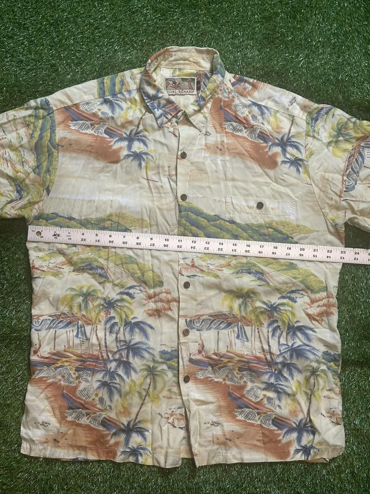 Tori Richard TORI RICHARD HAWAIIAN SHIRT size LARGE Size US L / EU 52-54 / 3 - 3 Thumbnail