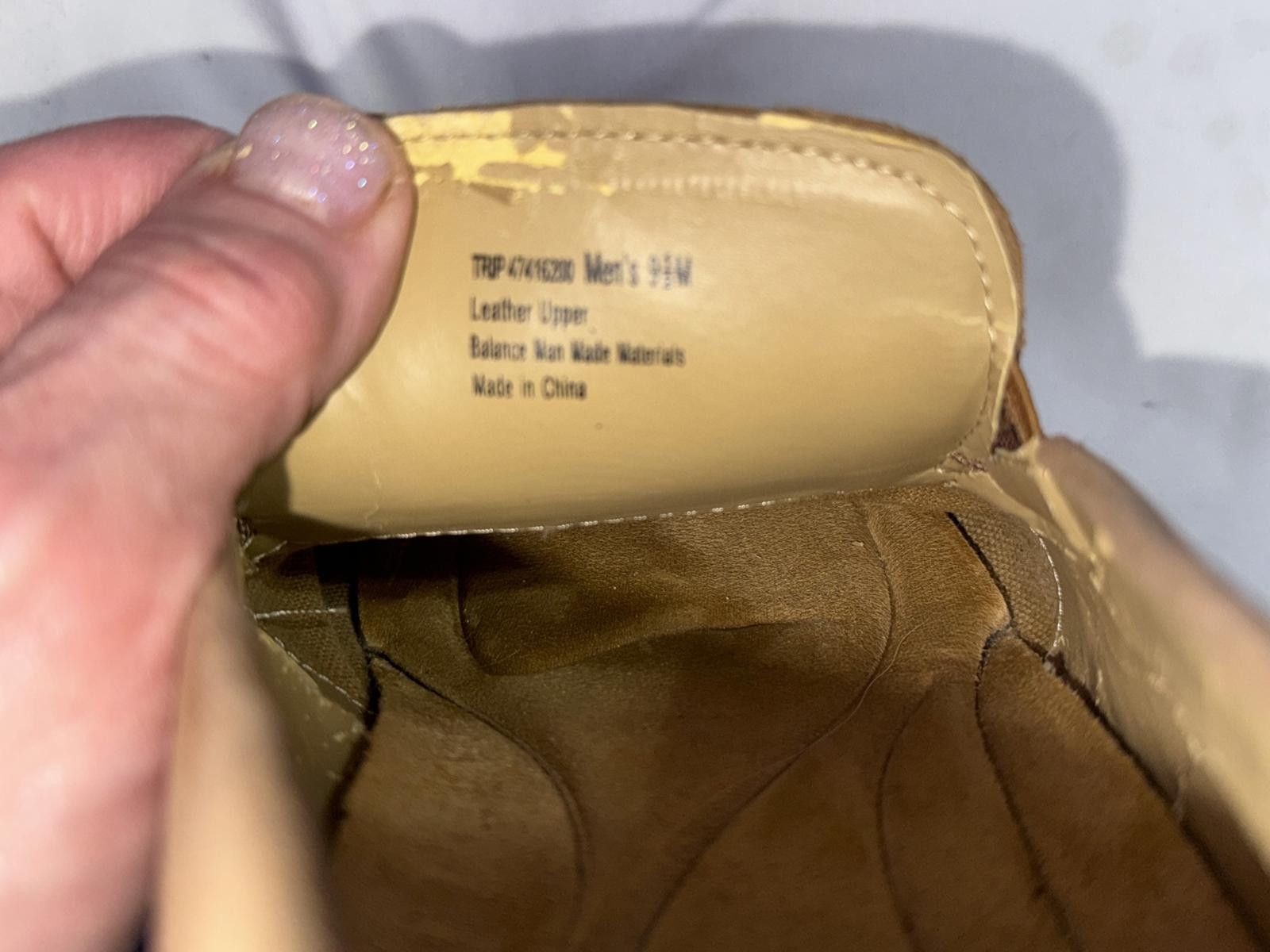 Designer Dr Scholls Men's Tan Slip On Loafers Size 9.5M Size US 9.5 / EU 42-43 - 3 Thumbnail