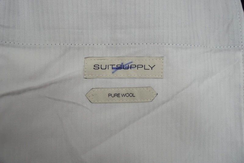 Suitsupply Men Suitsupply Blake Flat Front Trousers Flannel Wool US36 Size 36R - 5 Thumbnail