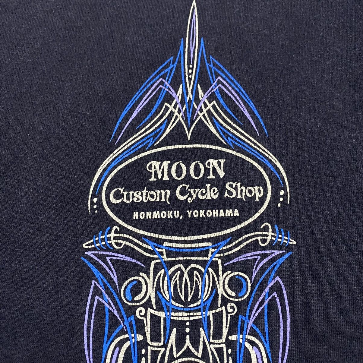 Vintage Rare‼️🔥Vintage Mooneyes X Custom Cycle Shop T-Shirt Size US S / EU 44-46 / 1 - 7 Thumbnail