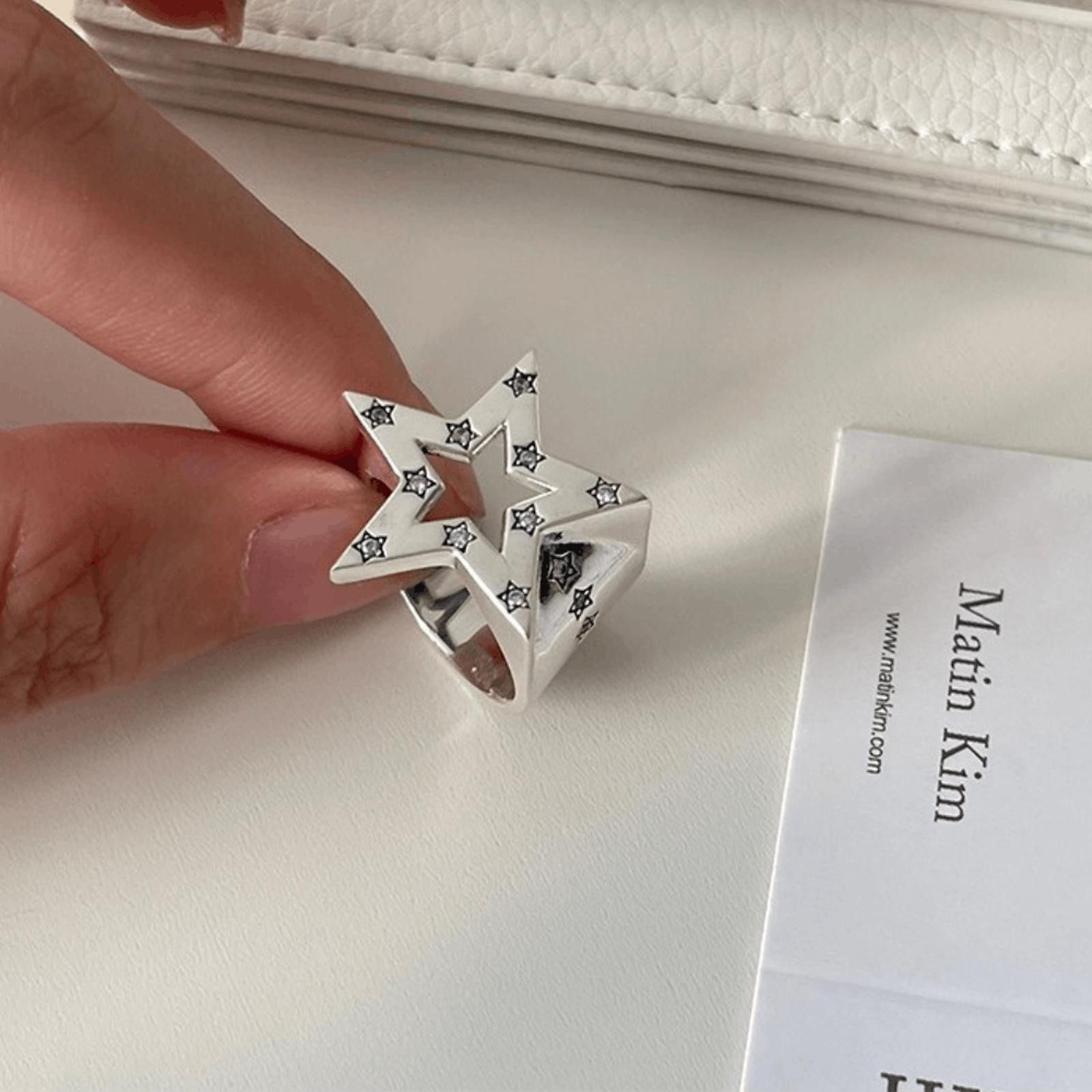 Jewelry STAR Chunky Ring Size ONE SIZE - 6 Thumbnail