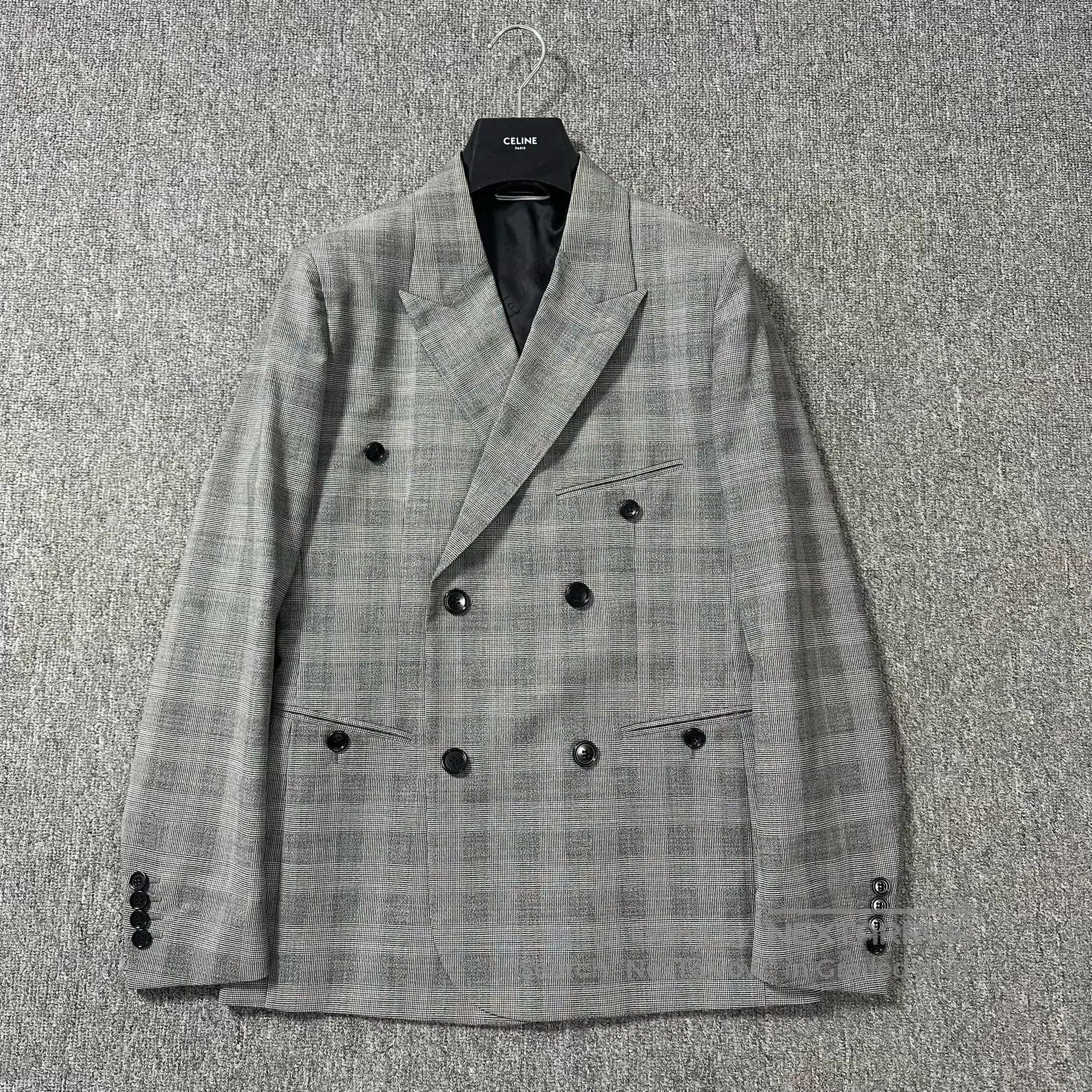 Dior Dior Checkered Wool Suit Jacket. Size US M / EU 48-50 / 2 - 1 Thumbnail