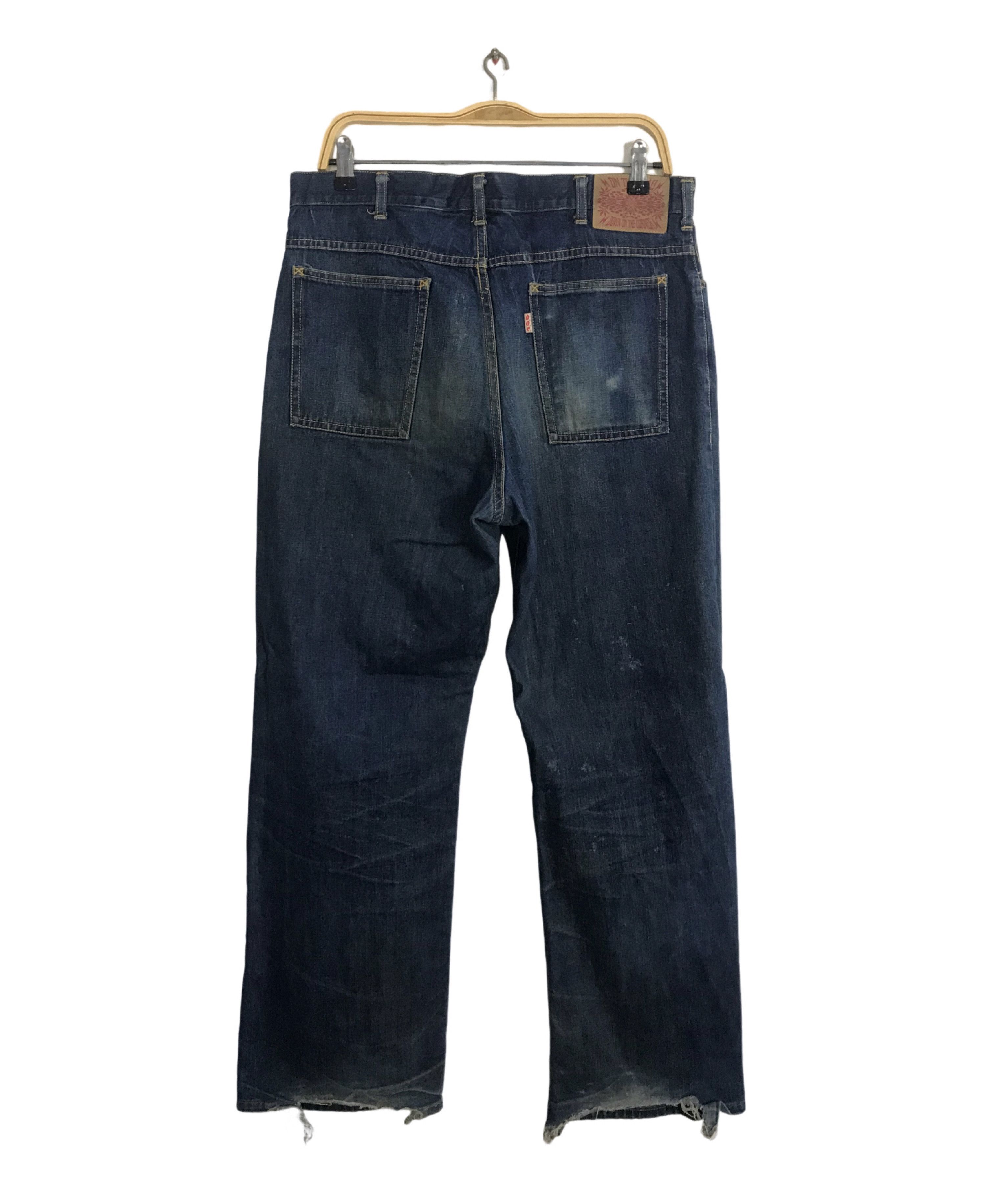 Japanese Brand On The Road Denim Indigo Pant Straight Cut Fits Size 32 Size US 32 / EU 48 - 2 Thumbnail