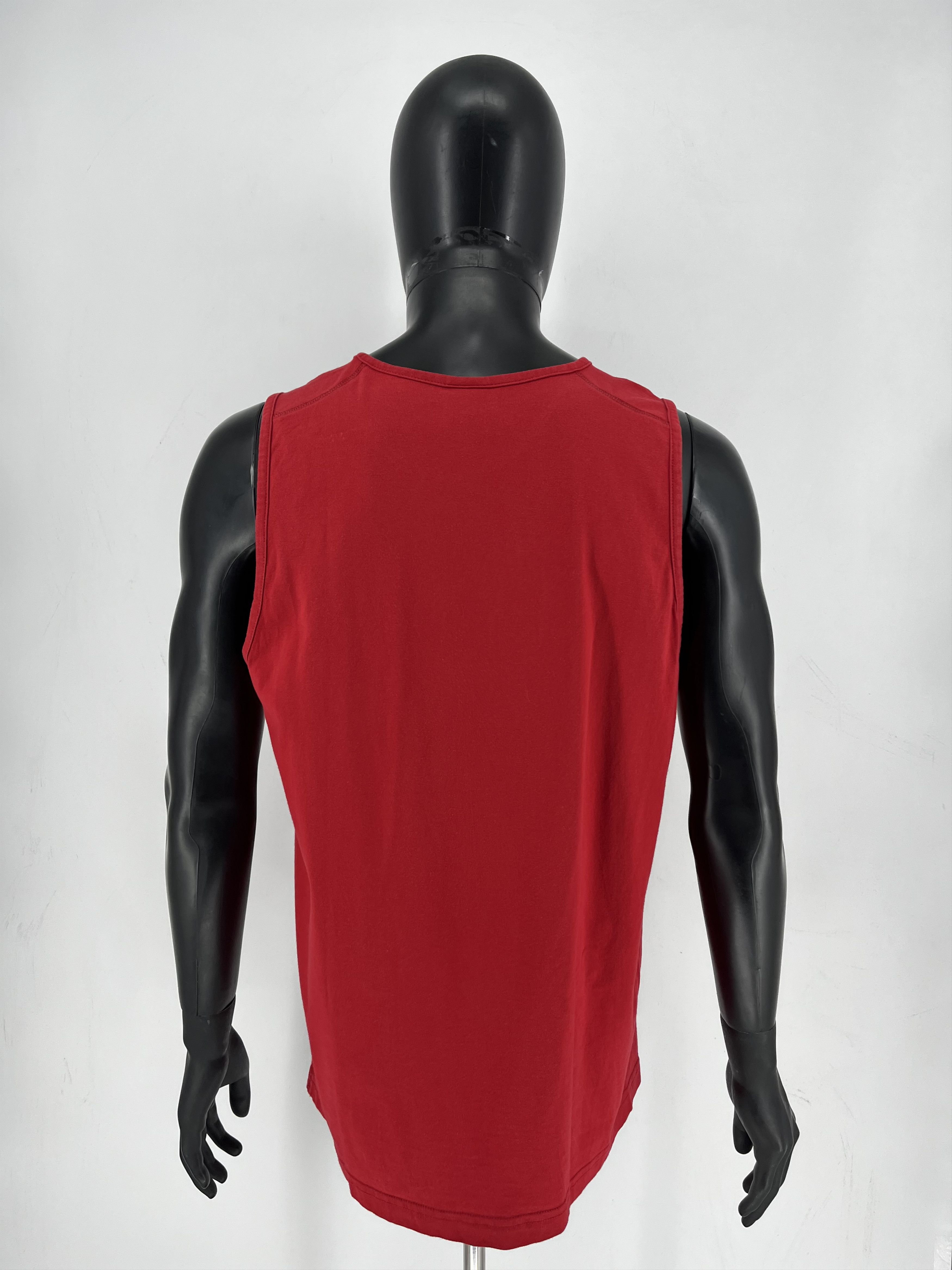 Nike Vintage Nike Tank Top Shirt Mens Red Sleeveless Logo Size US L / EU 52-54 / 3 - 8 Thumbnail