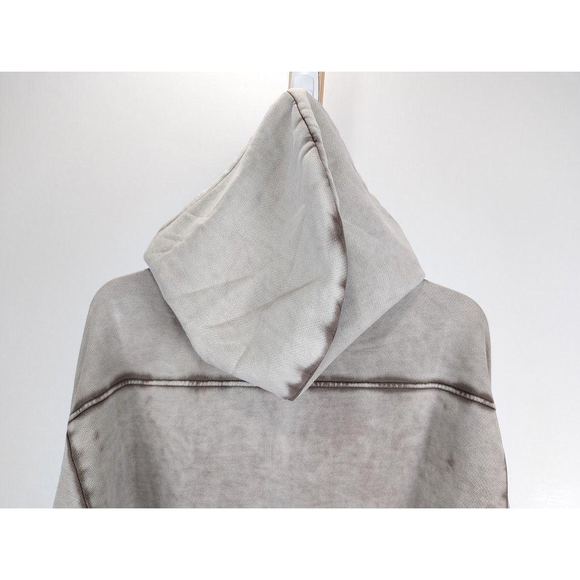 Balmain o1rshd1 Washed Hoodie in Grey Size US S / EU 44-46 / 1 - 14 Thumbnail