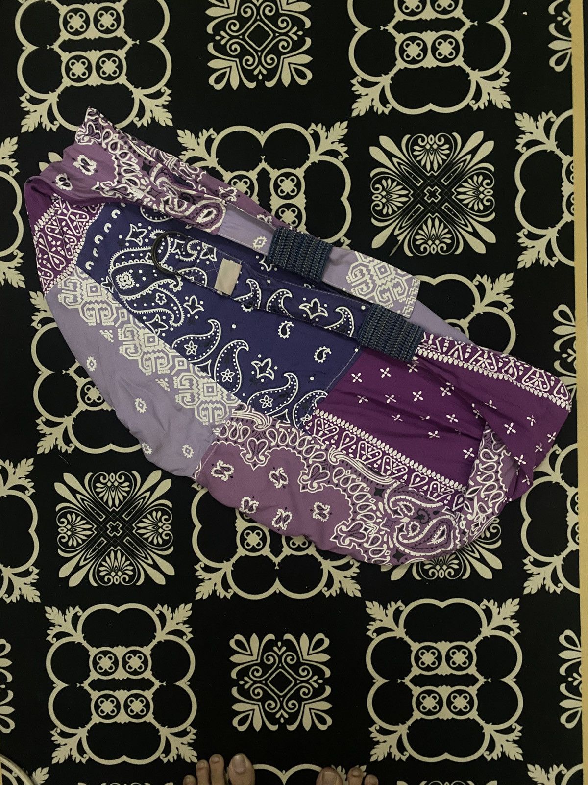 Gauza Rat Brand Bandana Patchwork Pattern Snufkin Bag