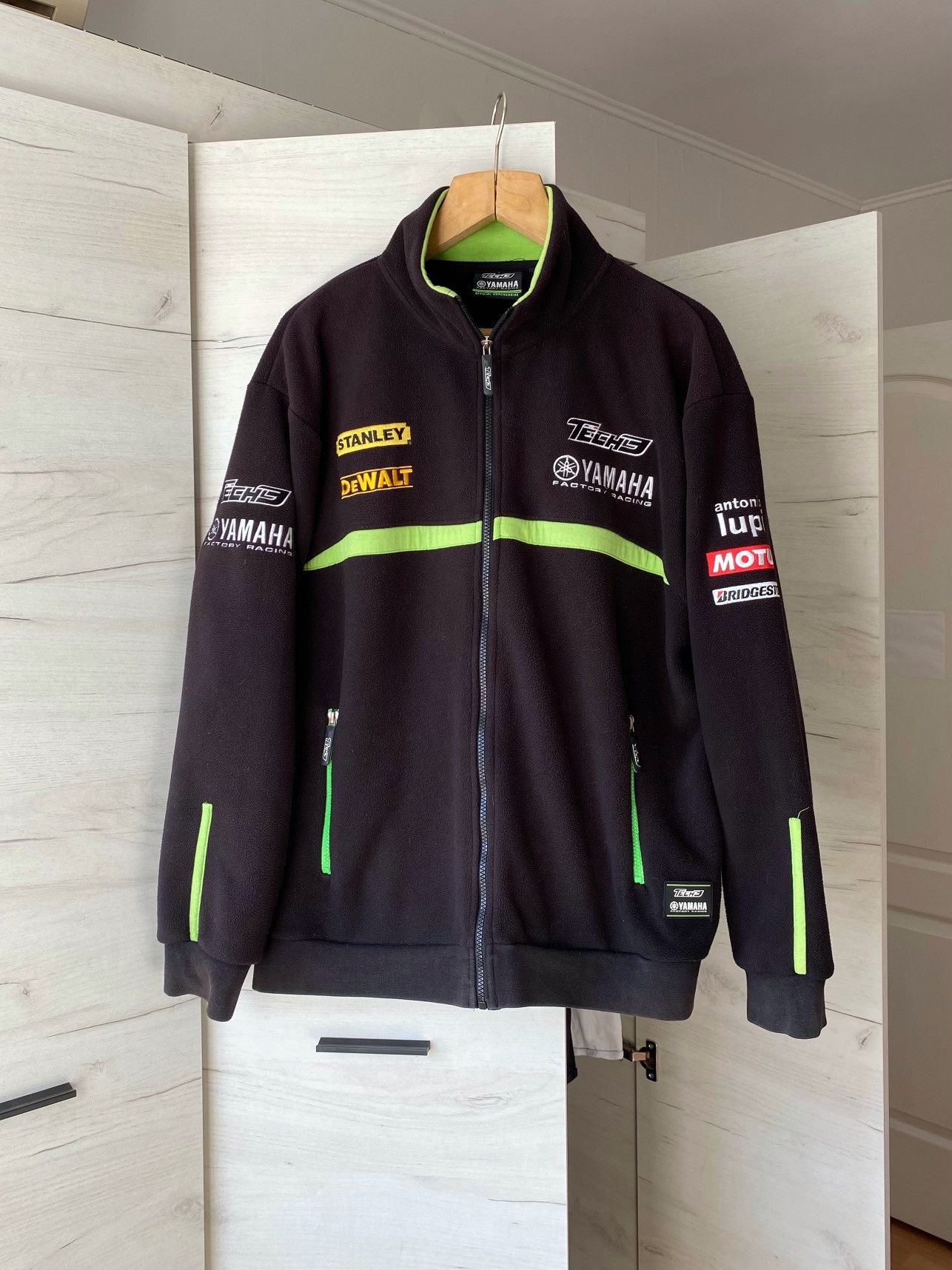Yamaha Yamaha Racing Zip Sweatshirt BigLogo Vintage Moto Jacket Size US L / EU 52-54 / 3 - 1 Thumbnail