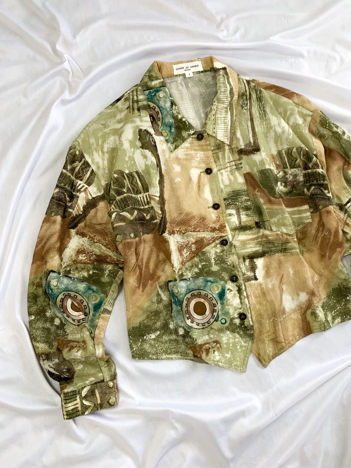 Vintage Gianni versace lo giudice blouse art Size S / US 4 / IT 40 - 2 Thumbnail