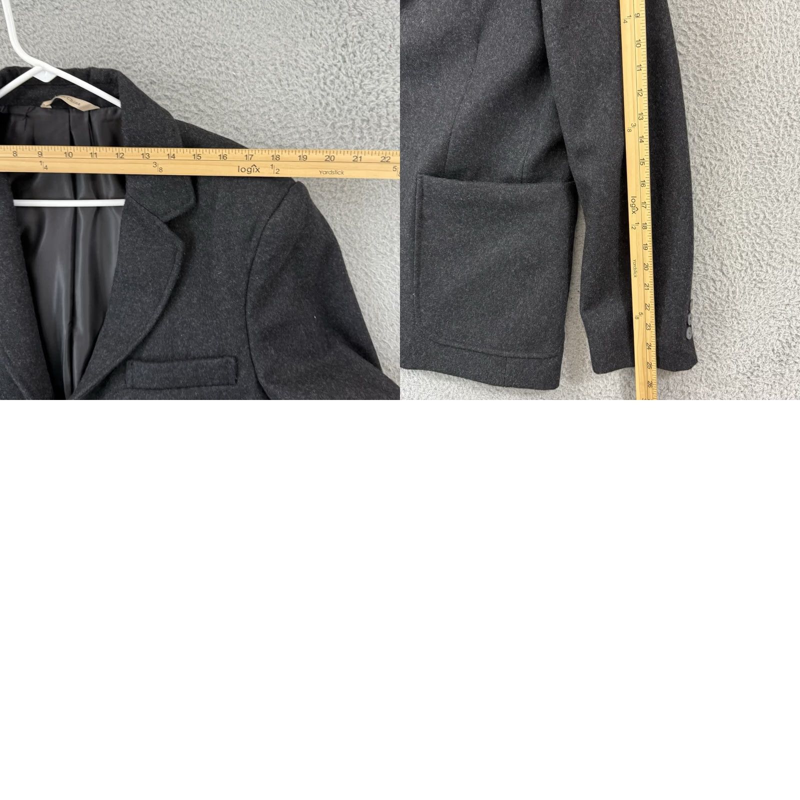 Duluth Trading Company Duluth Trading Blazer Mens 40R Black Wool Long Sleeve Jacket Shooting Outdoor Size US L / EU 52-54 / 3 - 9 Thumbnail