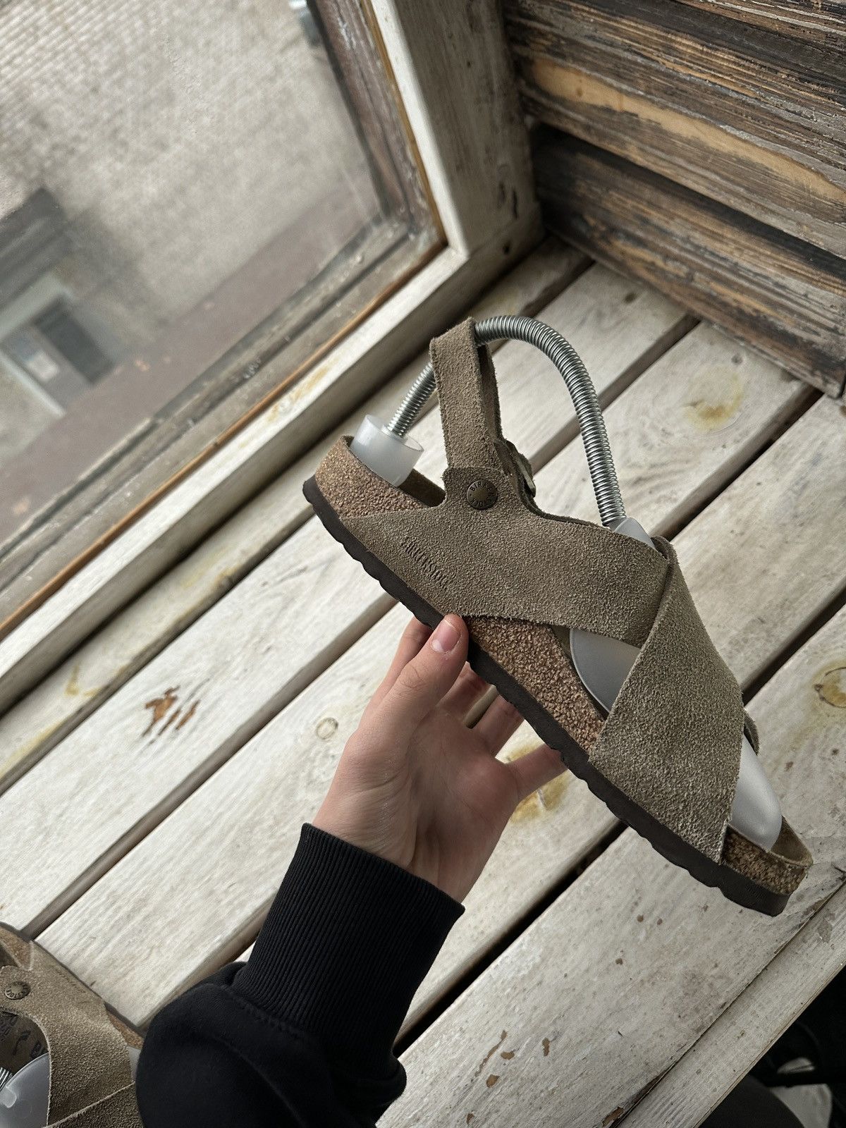 Birkenstock VNTG🚨 BIRKENSTOCK LUXURY Y2K RARE WOMEN SLIDES Size US 10 / IT 40 - 11 Thumbnail