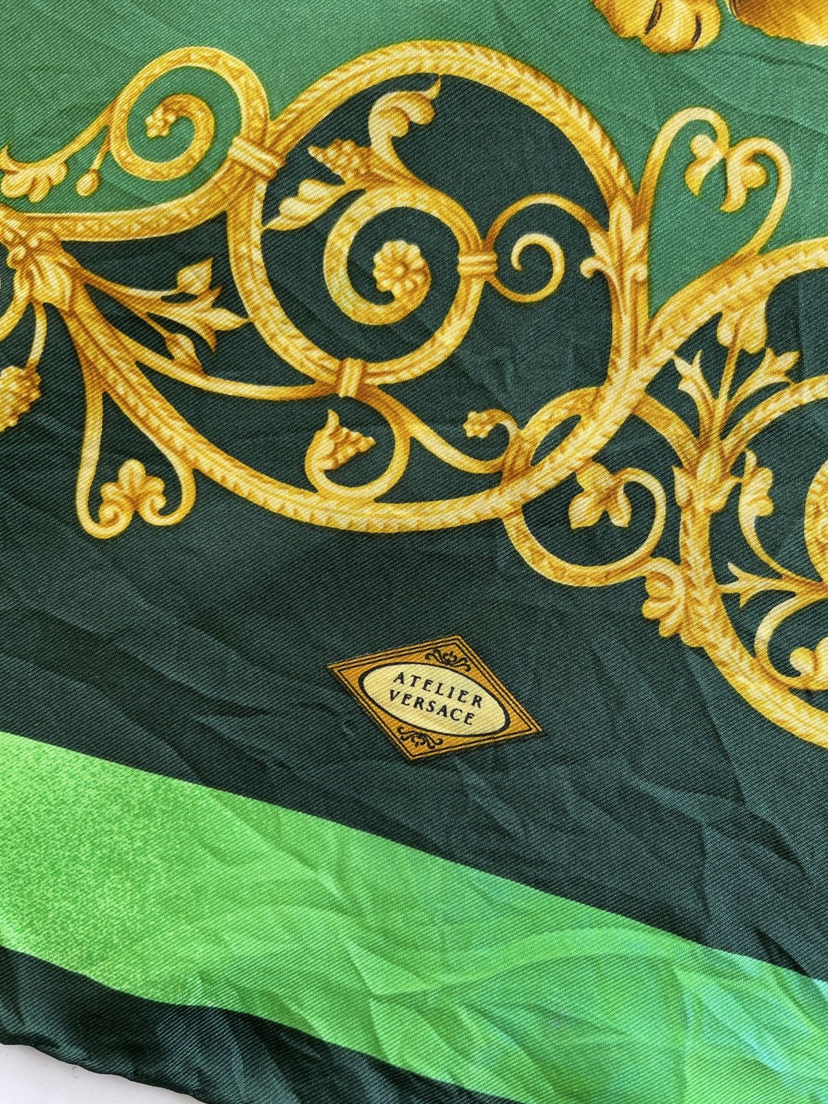 Versace Vintage Atelier Versace Luxury Silk Scarf Size ONE SIZE - 8 Thumbnail