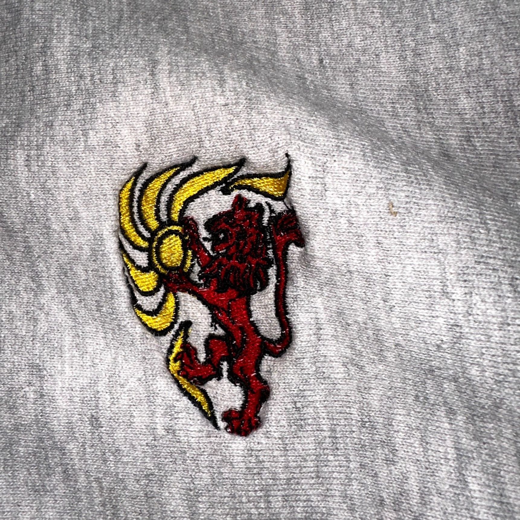 Champion VINTAGE Champion Reverse Weave Sweatshirt Gray XL Crew Neck 80s USA Lion Sun Motif Men's Pullover Size US XL / EU 56 / 4 - 2 Thumbnail