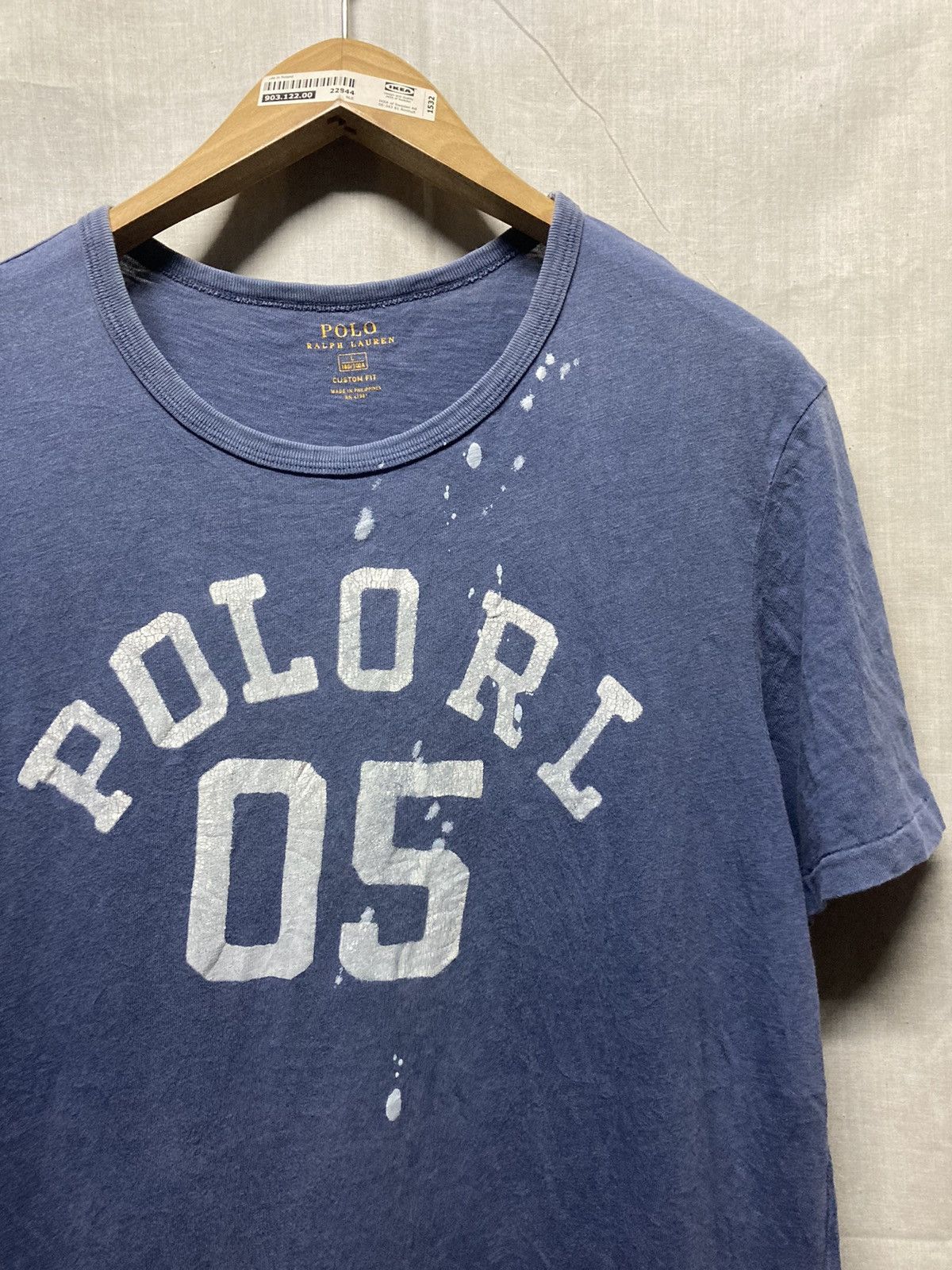 Polo Ralph Lauren × Vintage Vintage Polo Ralph Lauren Distressed Crewneck Tee Size US L / EU 52-54 / 3 - 2 Thumbnail
