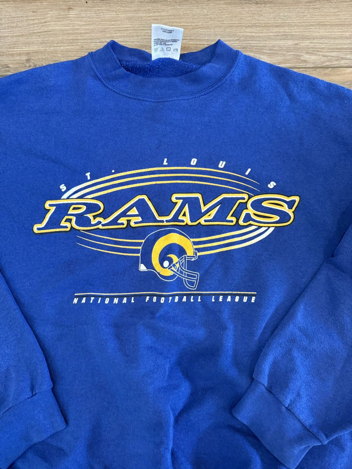 Vintage Vintage St. Louis rams crewneck Size US XL / EU 56 / 4 - 2 Thumbnail