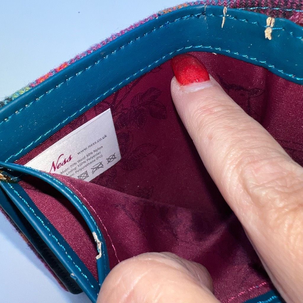 Other Ness Wool and Leather Tartan Made in Scotland Wallet **SEE PICS AND DESCRIPTIONS Size ONE SIZE - 8 Thumbnail