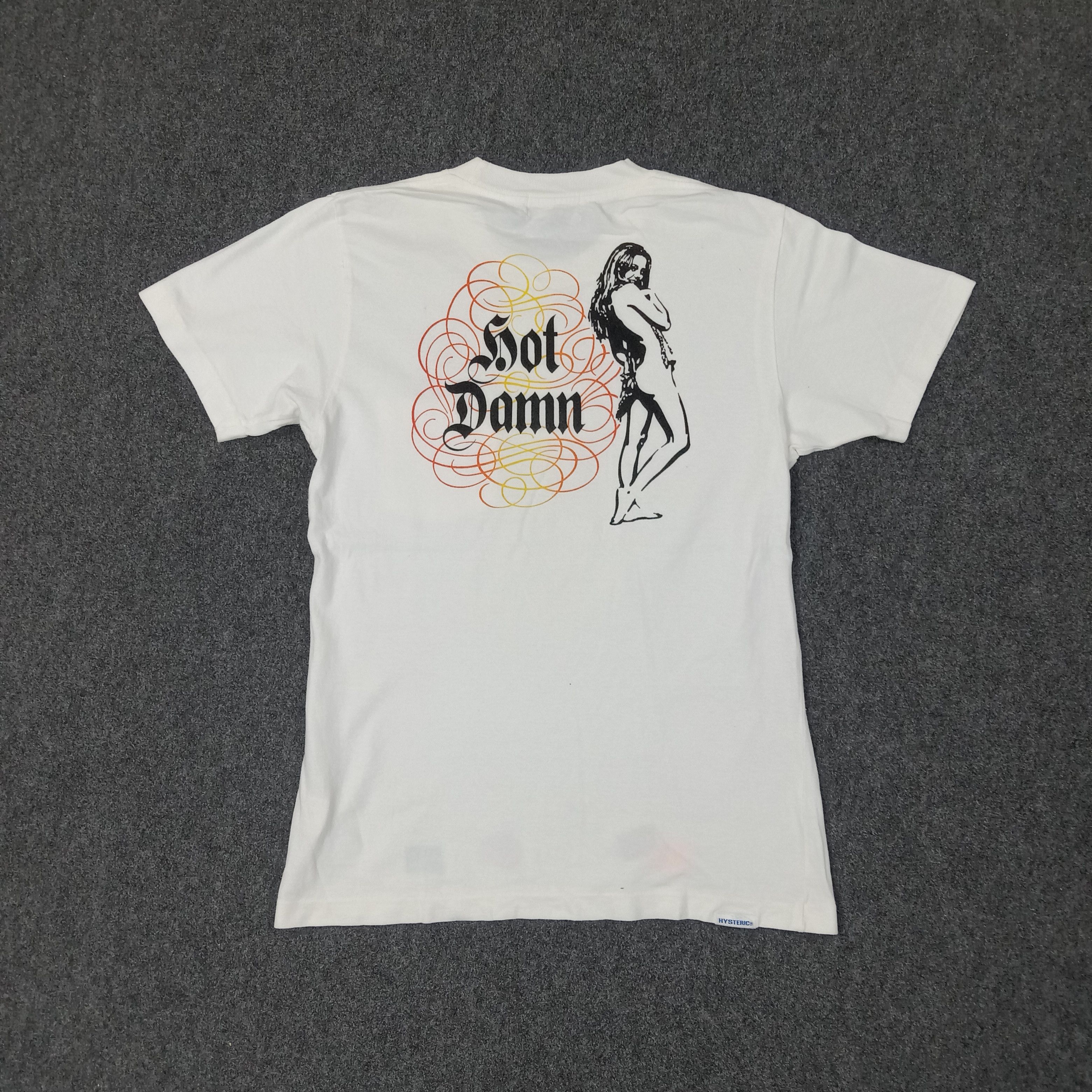 Hysteric Glamour Hysteric Glamour Hot Damn Japan Brand Tshirt C223N3 Size US M / EU 48-50 / 2 - 1 Thumbnail