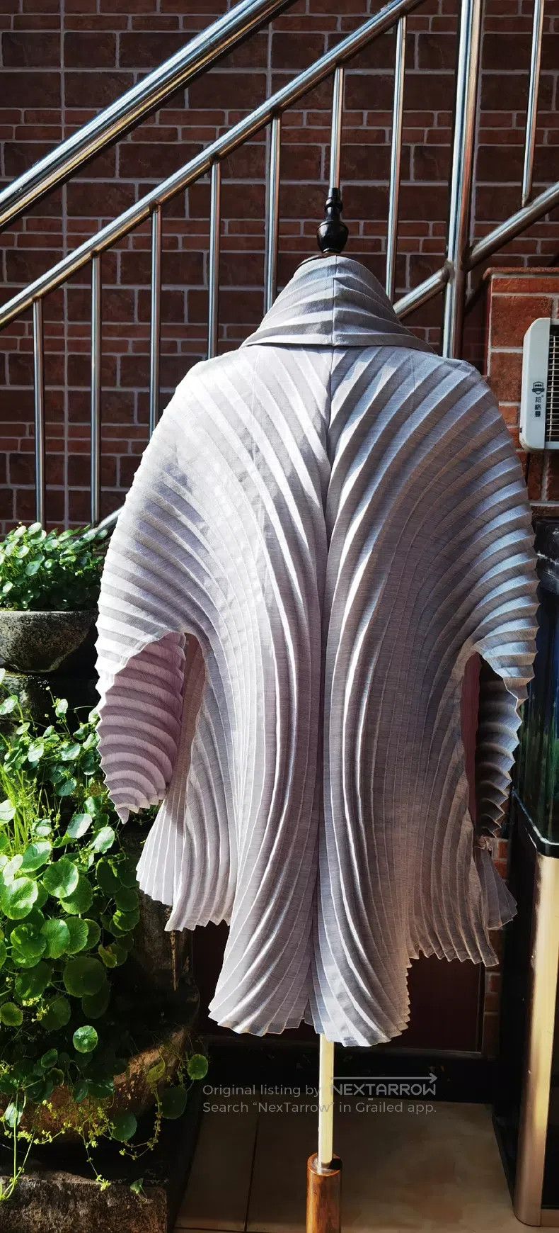 Issey Miyake Issey Miyake Main Line Gray Coat Size M / US 6-8 / IT 42-44 - 3 Thumbnail