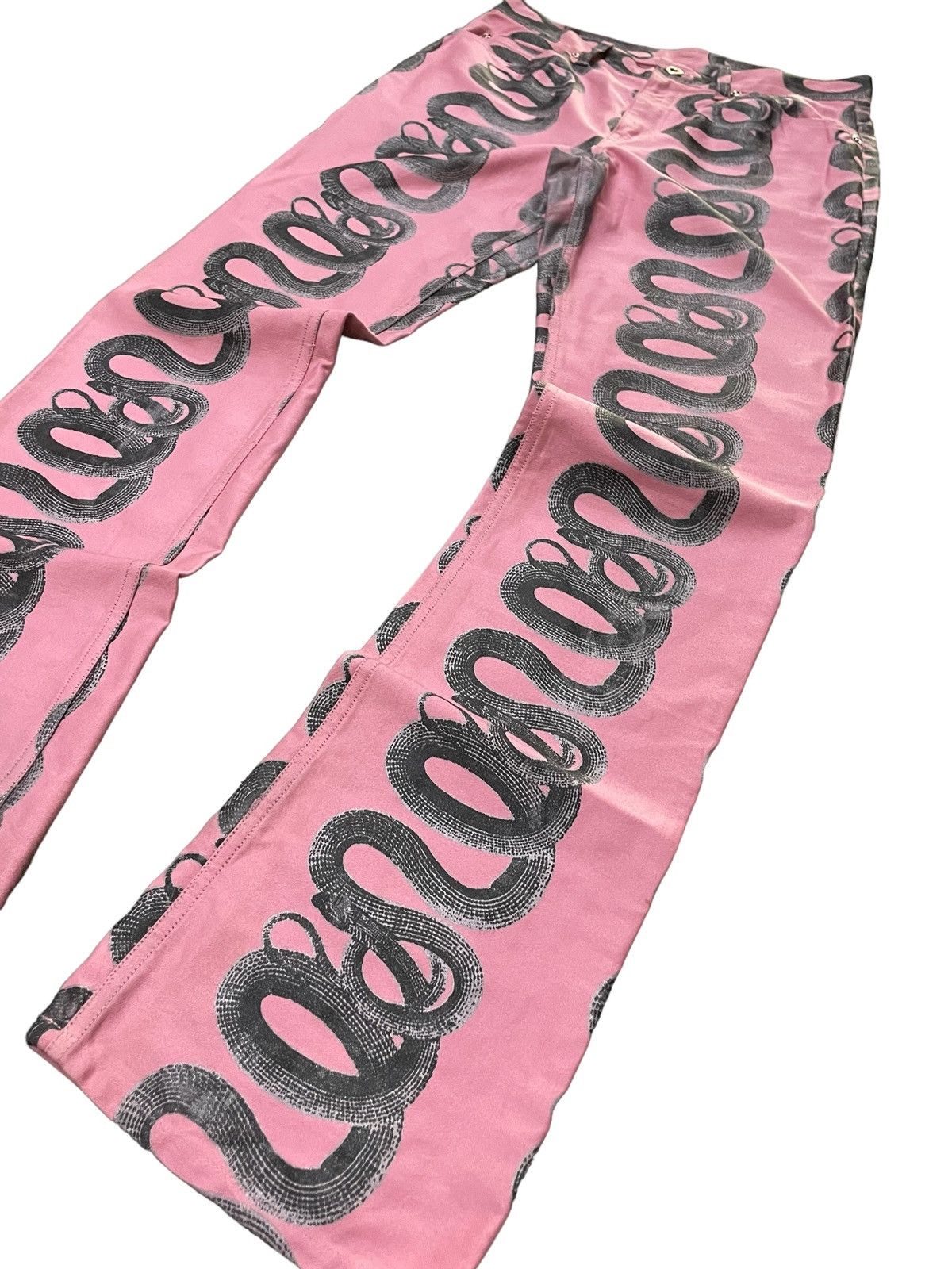 Hysteric Glamour 90s Archive Hysteric Glamour Artisanal Snake Flared Jeans Size US 29 - 7 Thumbnail