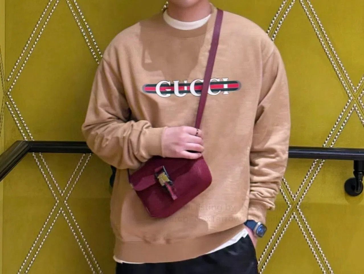 Gucci Gucci Green Red Green Logo Sweatshirt. Size US S / EU 44-46 / 1 - 6 Thumbnail