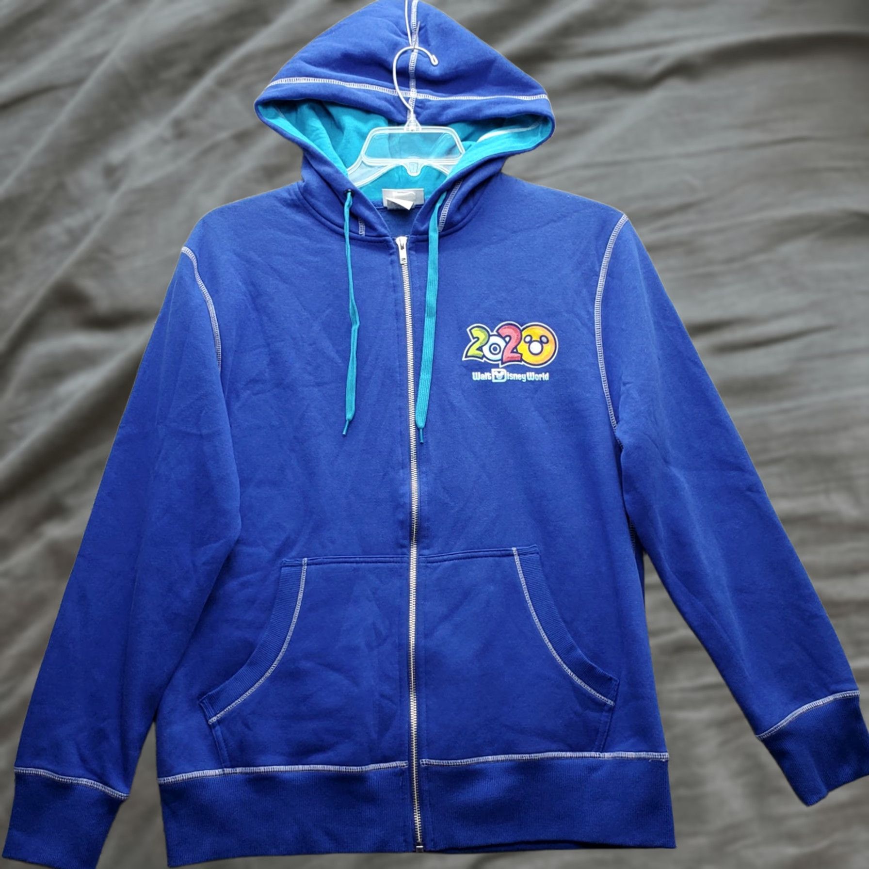 Disney Disney Mens Disney Parks Hoodie Blue Mickey Mouse & Friends 2020 Shirt Unknown Size US M / EU 48-50 / 2 - 1 Thumbnail