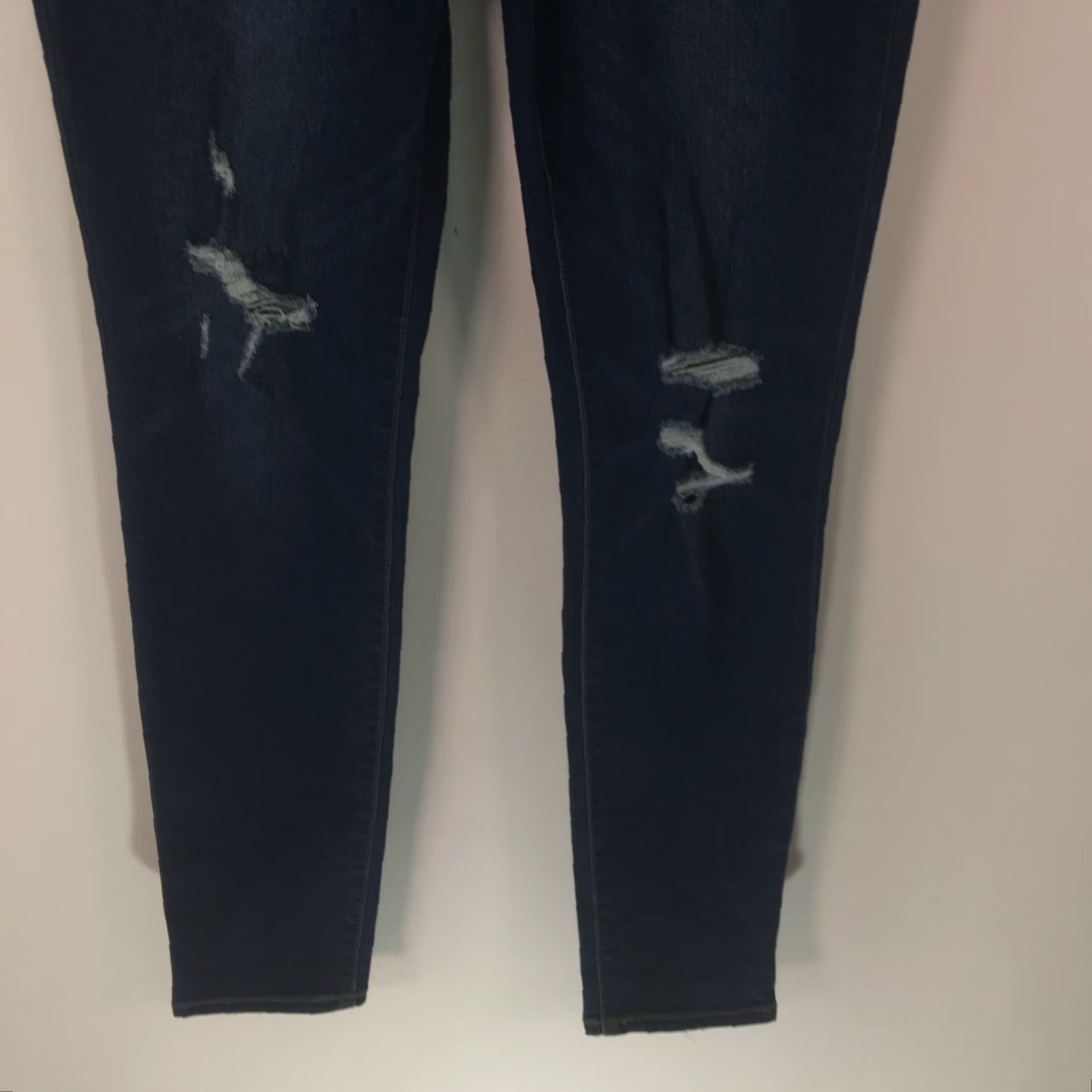 Old Navy Old Navy Womens Rockstar Mid Rise Flat Front Denim Blue Skinny Jeans Size 8 Size 30" / US 8 / IT 44 - 4 Thumbnail