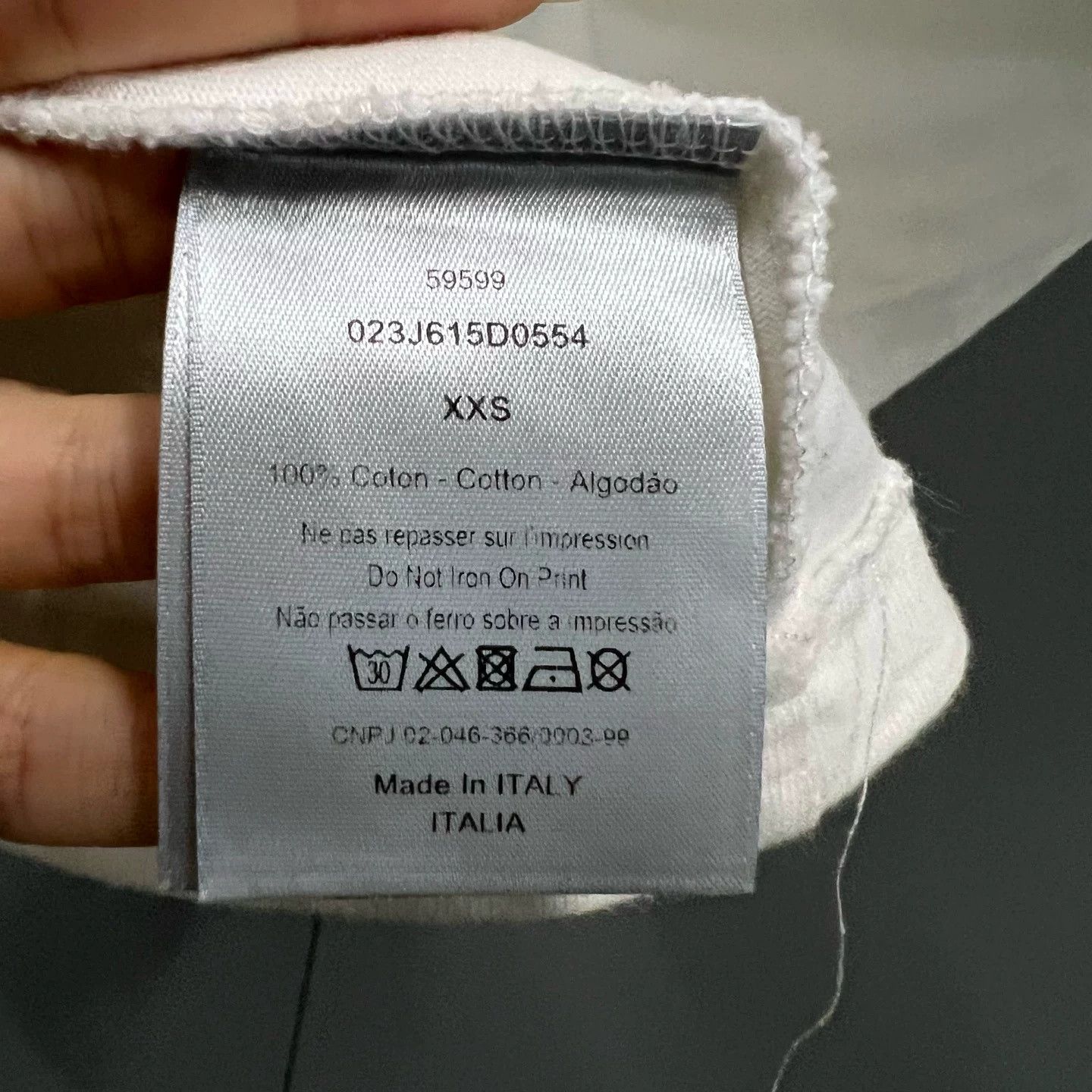 Dior Dior x Daniel Arsham Damaged Crystal T-shirt Size US XXS / EU 40 - 4 Thumbnail