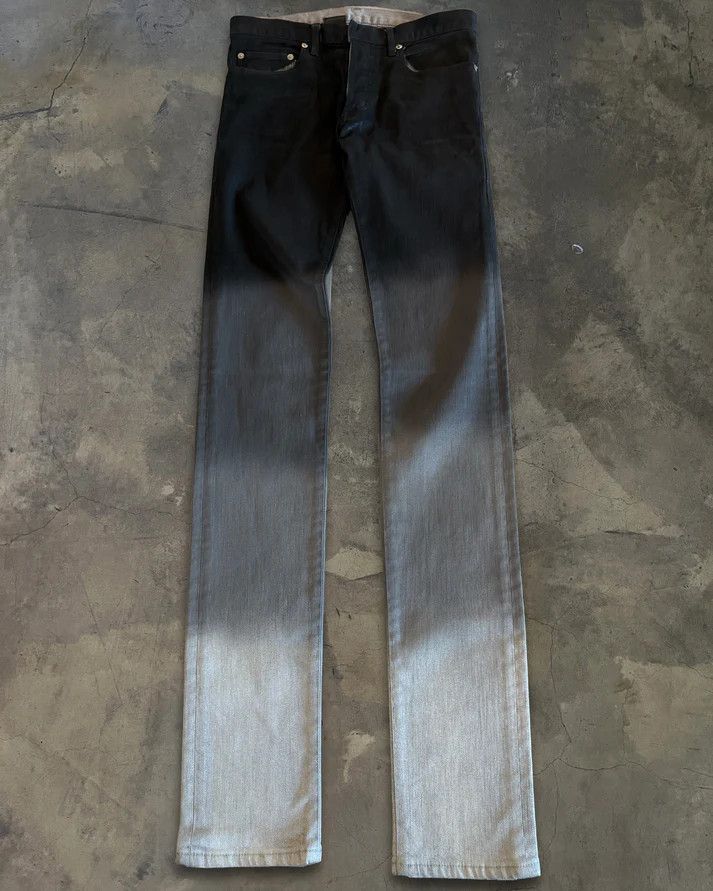 Dior DIOR HOMME AW2009 GRADIENT DIP DYE DENIM Size US 28 / EU 44 - 1 Thumbnail