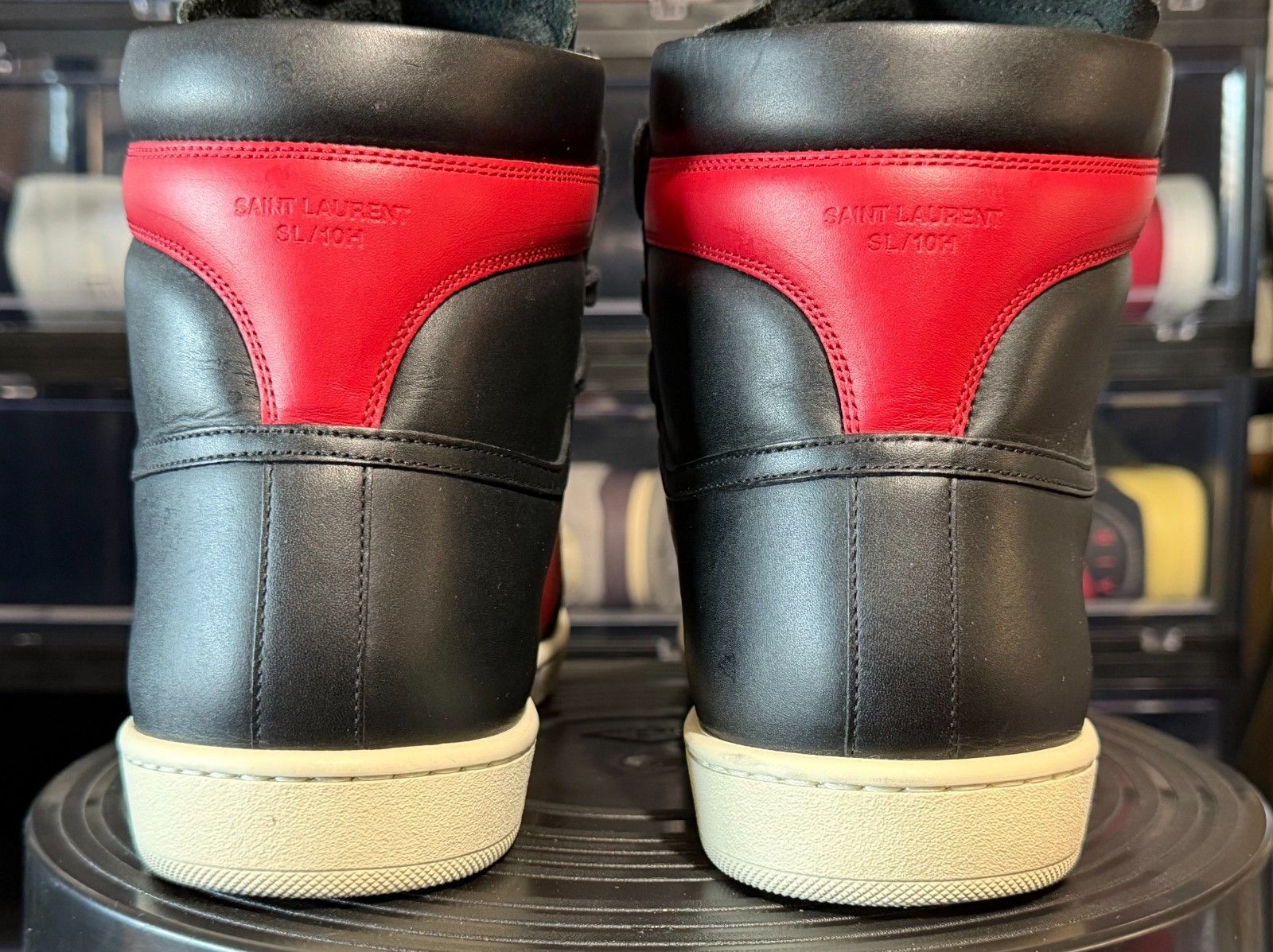 Yves Saint Laurent YSL COURT CLASSIC SL/10H LEATHER SNEAKERS SIZE 43 Size US 9.5 / EU 42-43 - 13 Thumbnail