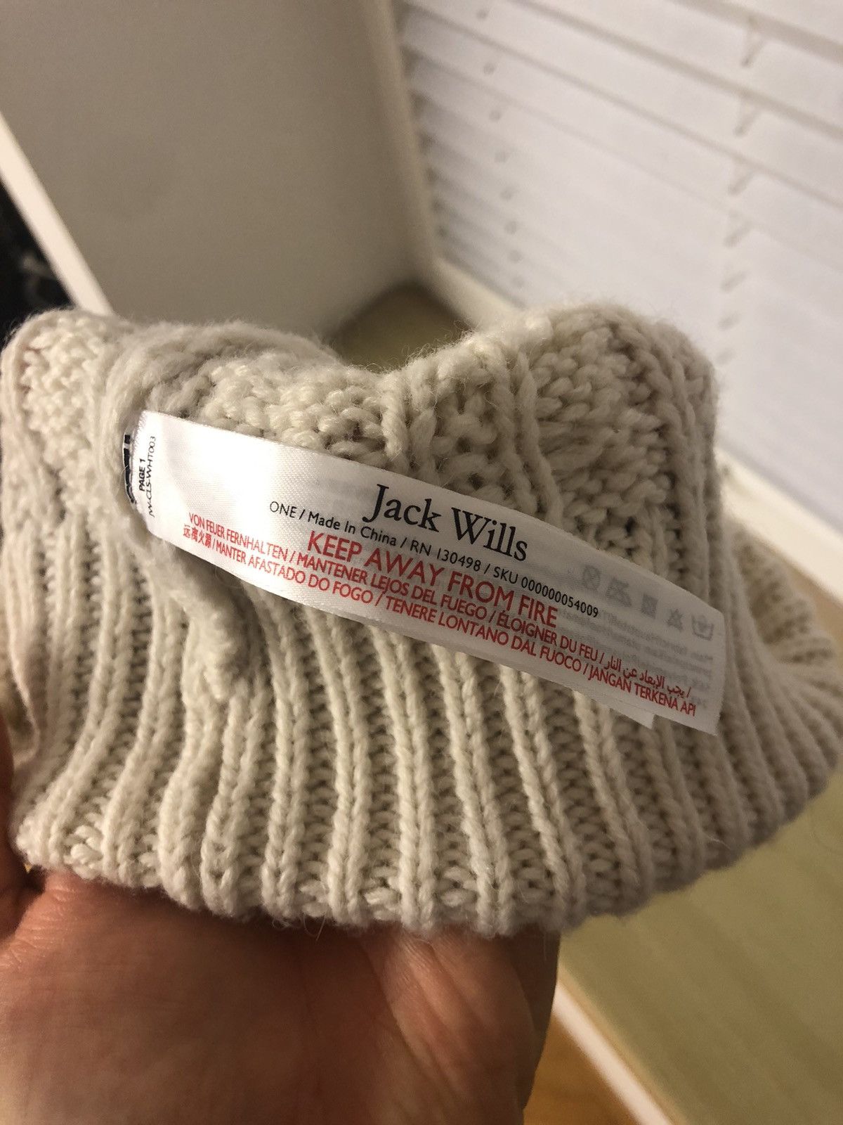 Jack Wills JACK WILLS VINTAGE BEANIE HAT Size ONE SIZE - 3 Thumbnail