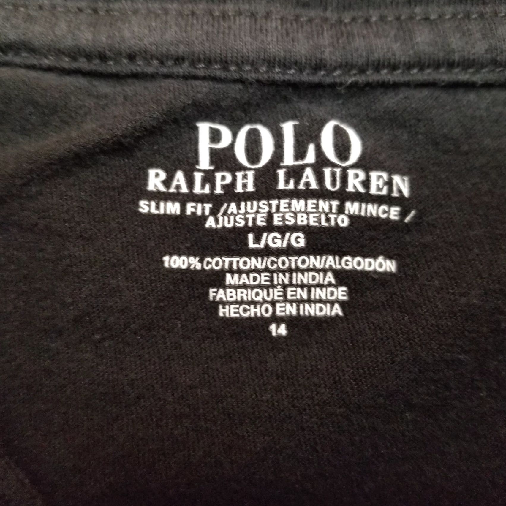 Polo Ralph Lauren Ralph Lauren Shirt Womens L Black Crewneck Tee Red Pony Logo Casual TEE Polo Shirt Ladies Large Black Logo Tee Casual Size L / US 10 / IT 46 - 4 Thumbnail
