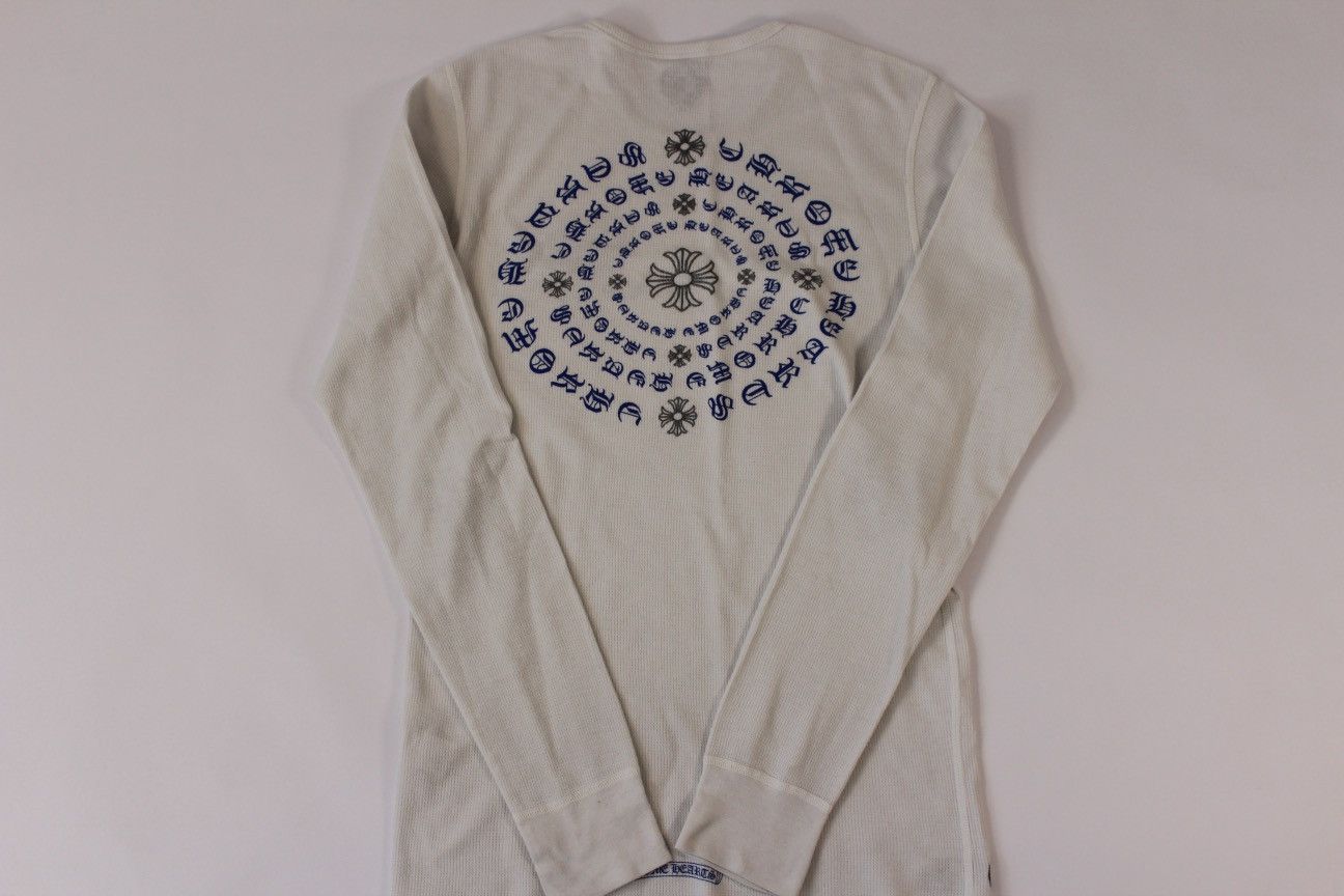 Chrome Hearts Vintage Chrome Hearts Floral Thermal Size US L / EU 52-54 / 3 - 5 Thumbnail