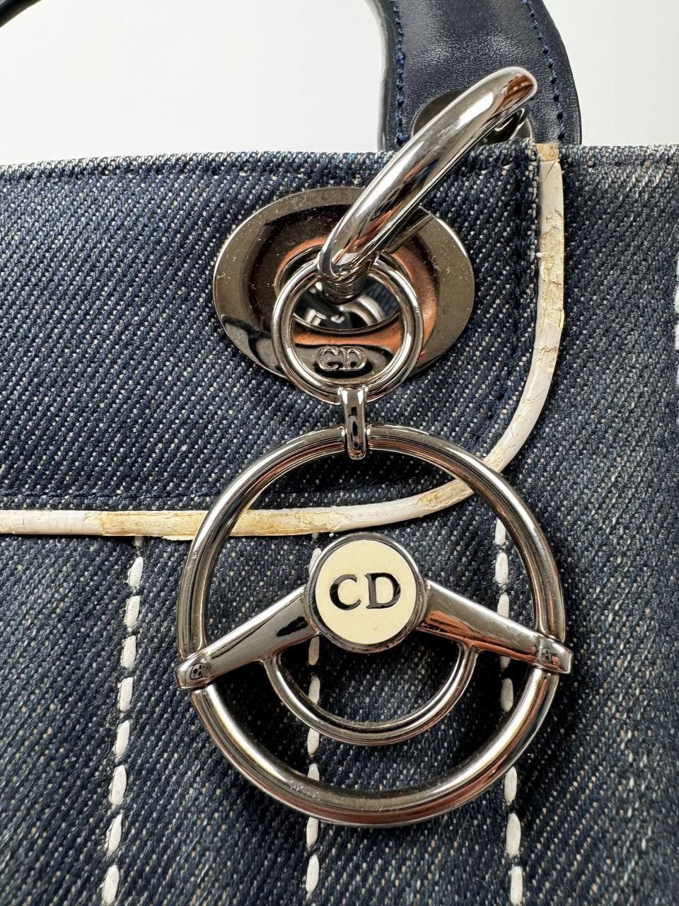 Dior Dior Lady Denim Montaigne Bag Size ONE SIZE - 8 Thumbnail